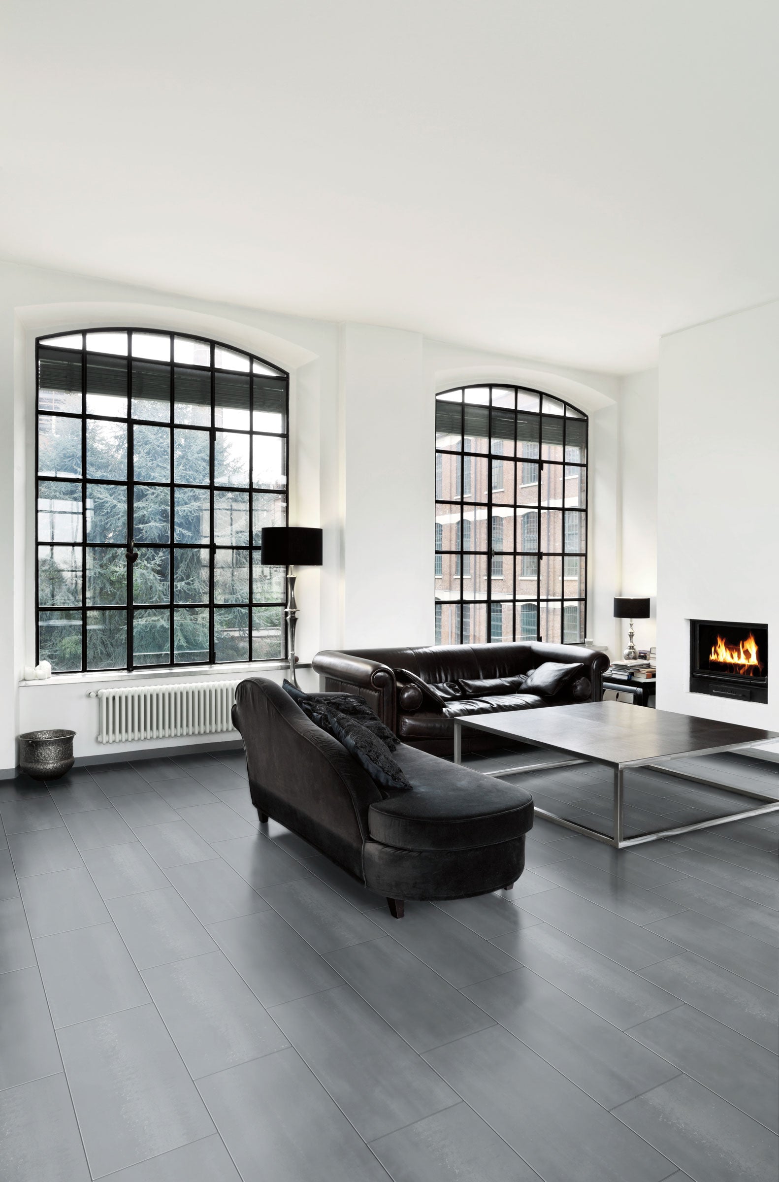 Element Dark Gray 12x24 Semi Polished