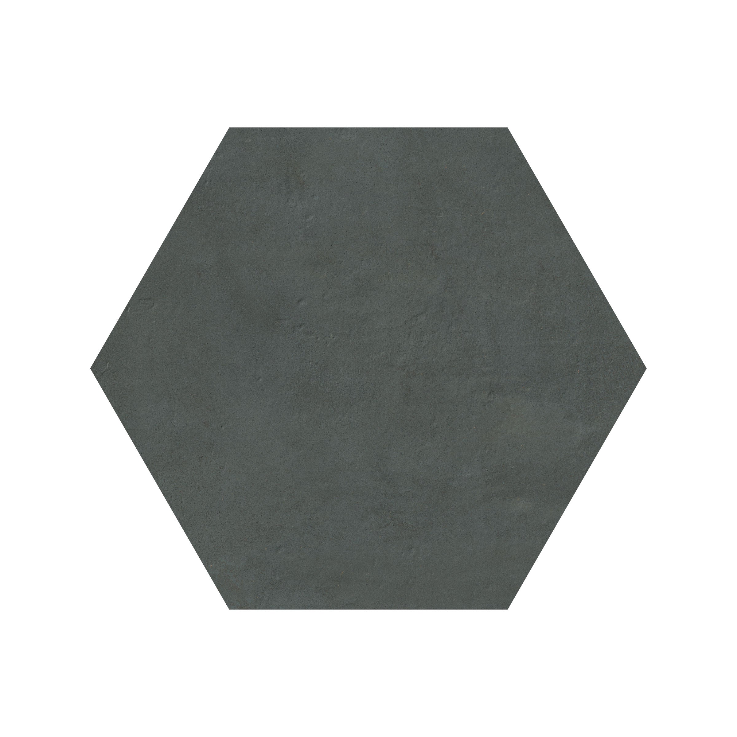 Earthen 10x10 Matte Hexagon Porcelain Tile in Marine