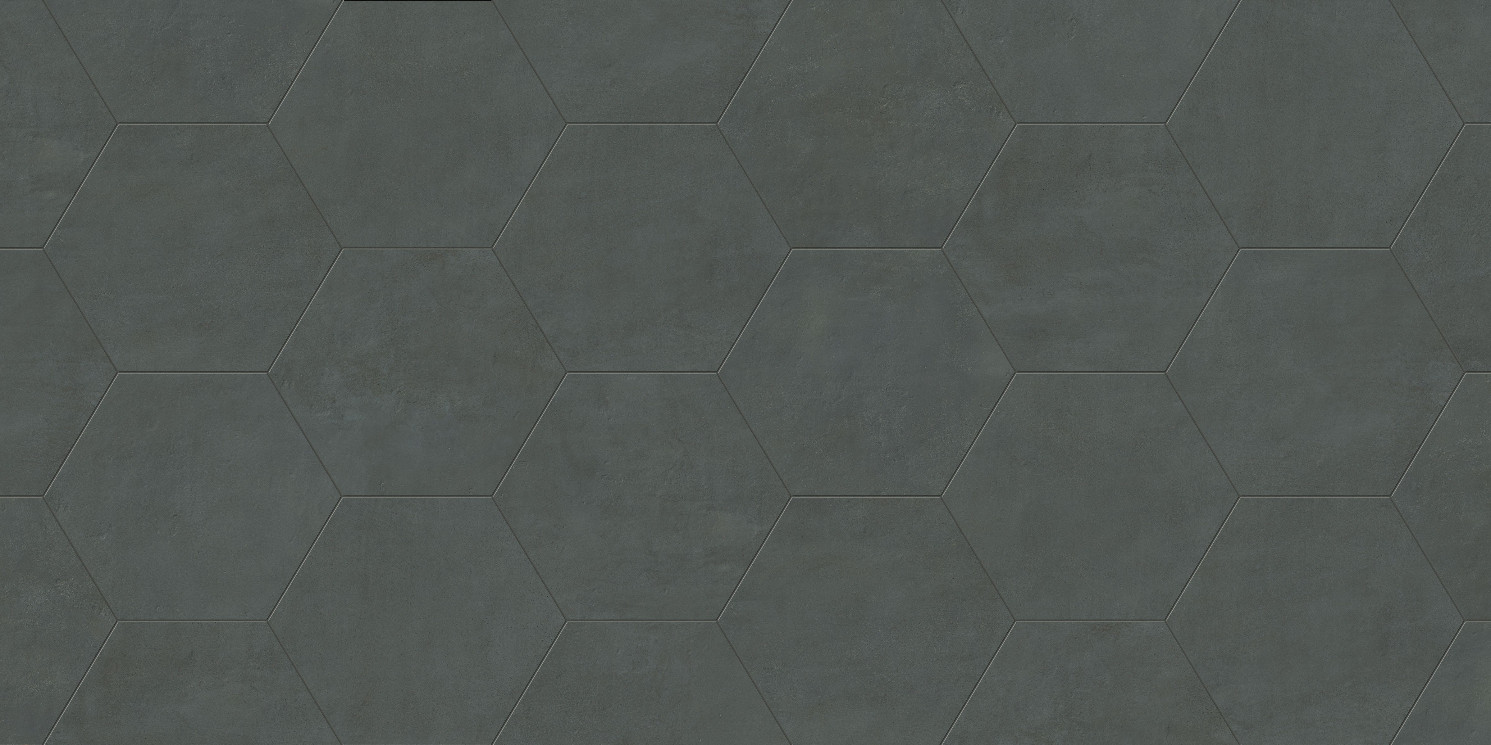 Earthen 10x10 Matte Hexagon Porcelain Tile in Marine