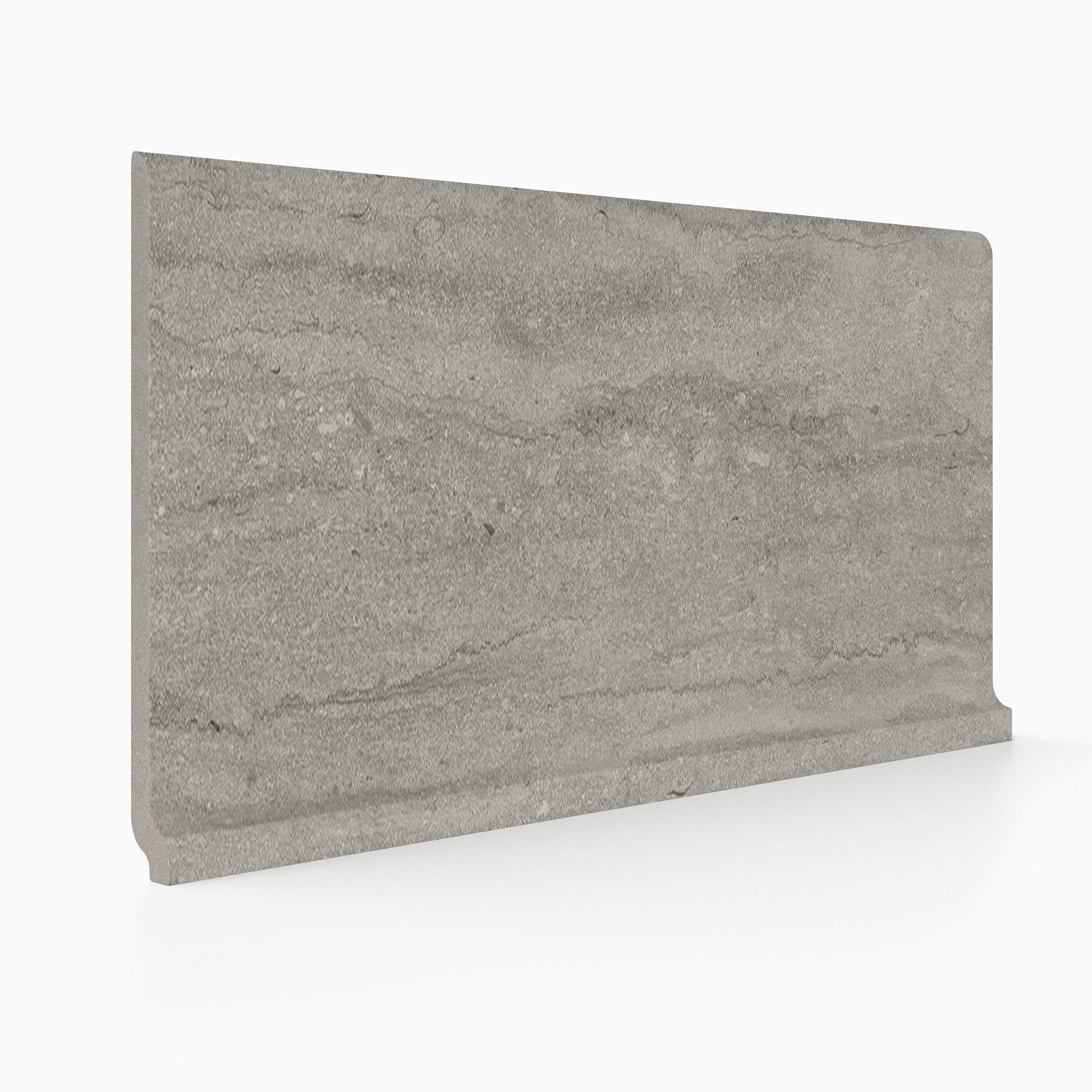 EcoStone 6x12 Matte Porcelain Cove Base Tile in Vein-Cut Fossil