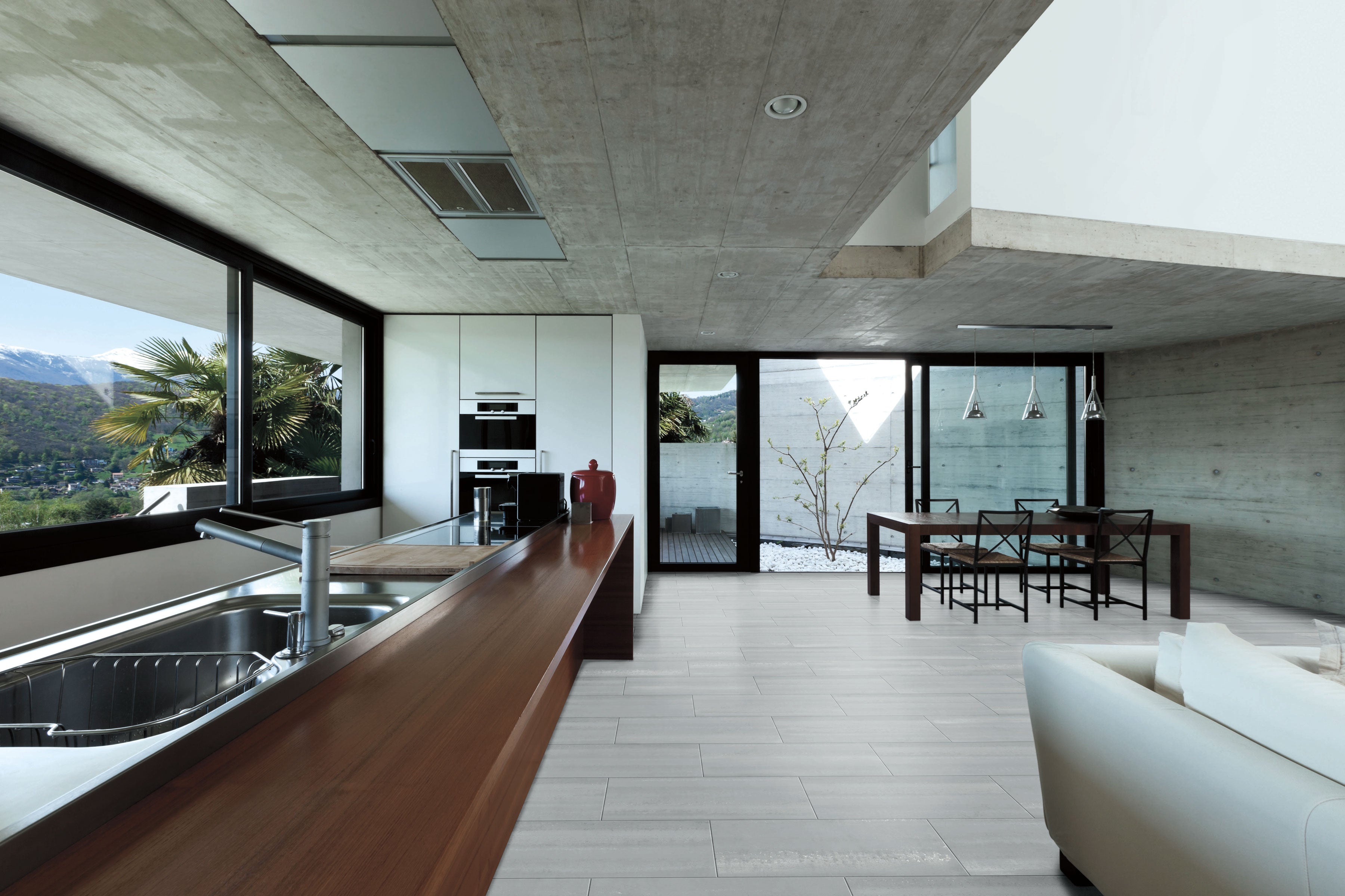 Element Light Gray 12x24 Semi Polished