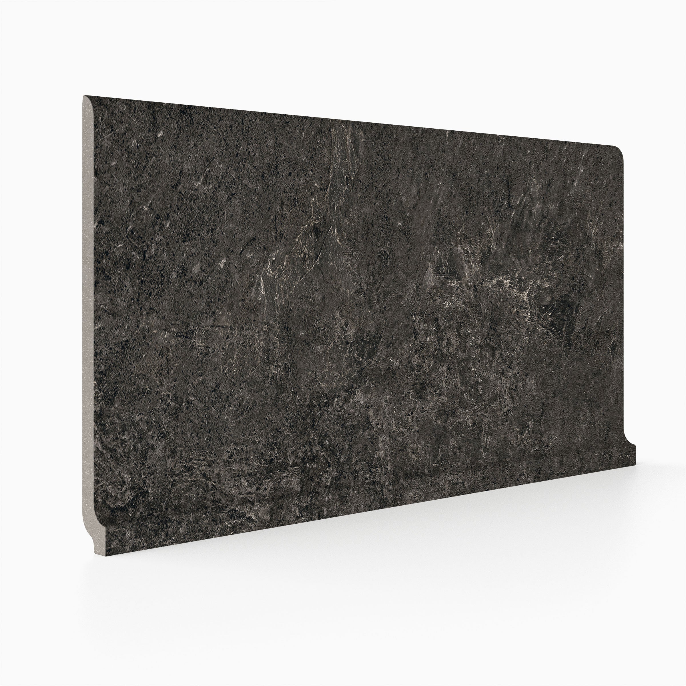 Farmhouse Living 6x12 Matte Porcelain Cove Base Tile in Slate