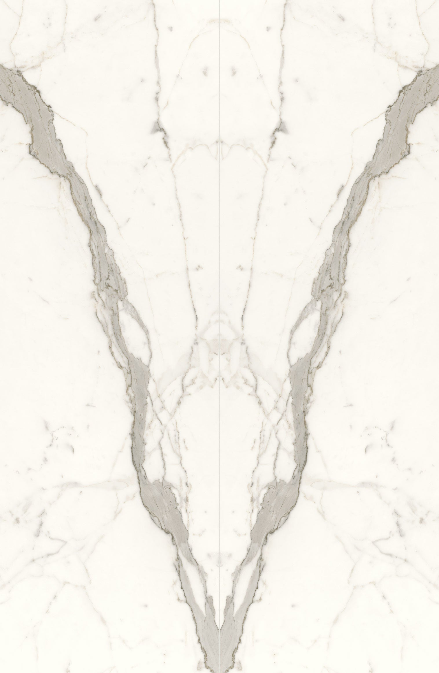 JEM Pre-Fab 32x96 Polished Porcelain Tile in Capriccio Grey Bookmatch A (Online Only)