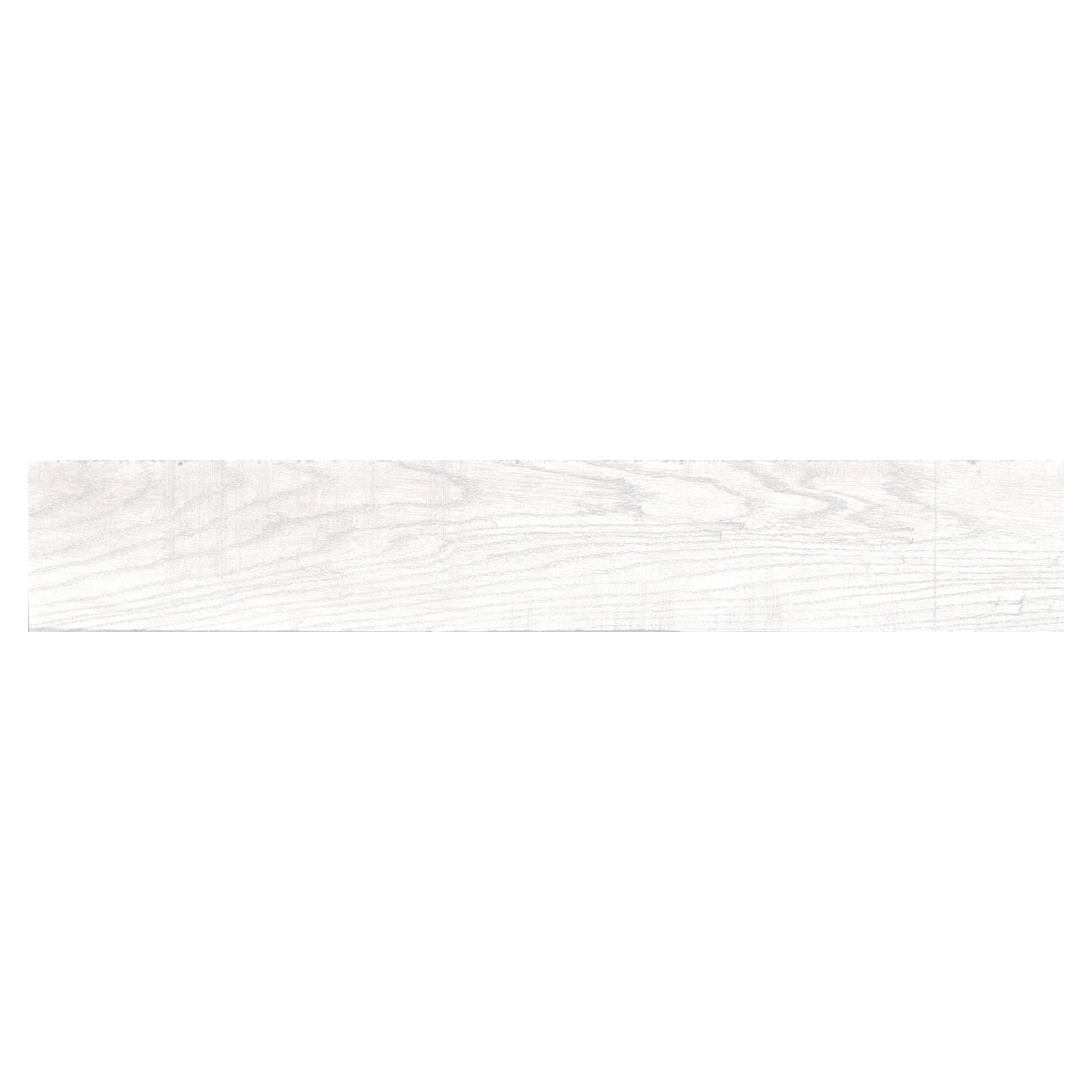 Lacquered Wood 6x36 Glossy Porcelain Tile in White
