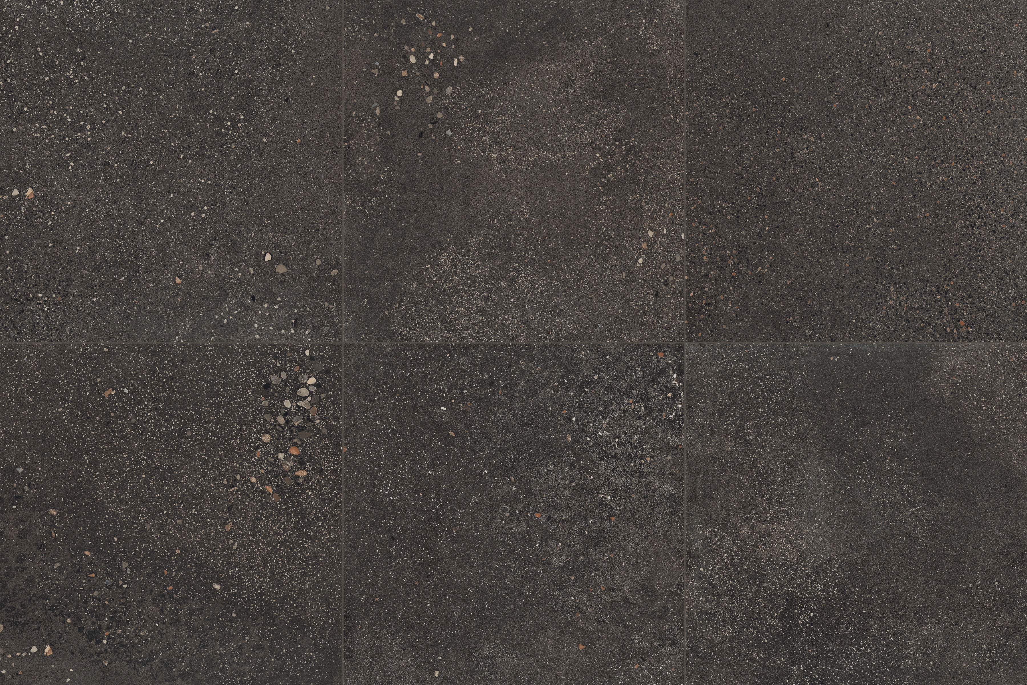 Area 51 24x24 Grip Porcelain 2CM Paver Tile in Black