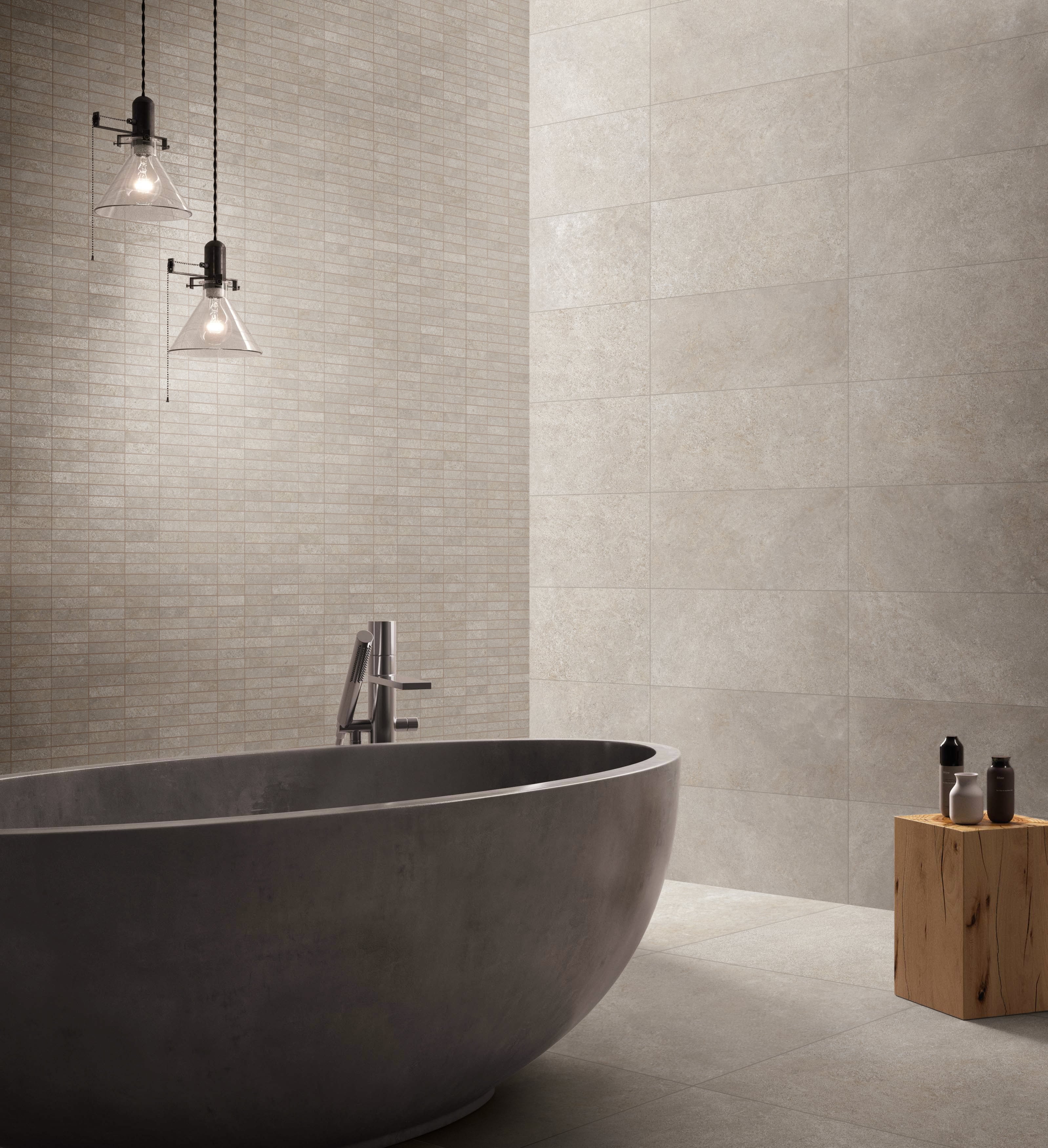 Atelier 24x24 Matte Porcelain Tile in Sunset