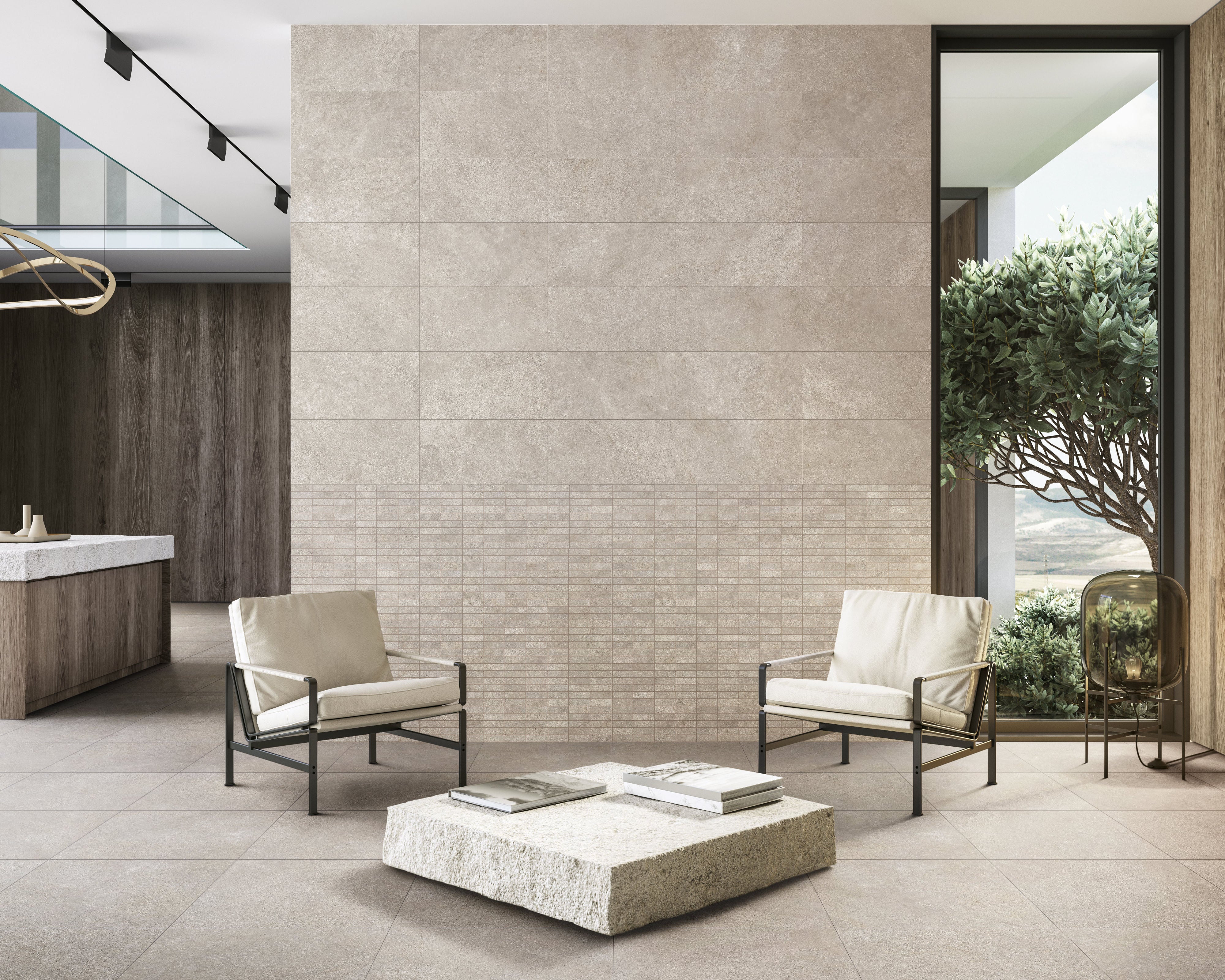 Atelier 24x24 Matte Porcelain Tile in Sunset