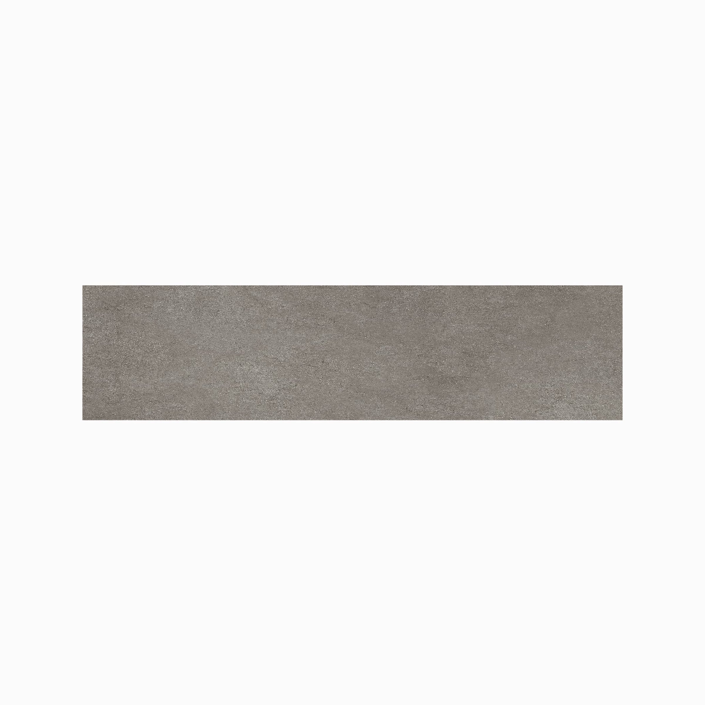 Basaltine 3x12 Matte Porcelain Bullnose Tile in Dark Grey