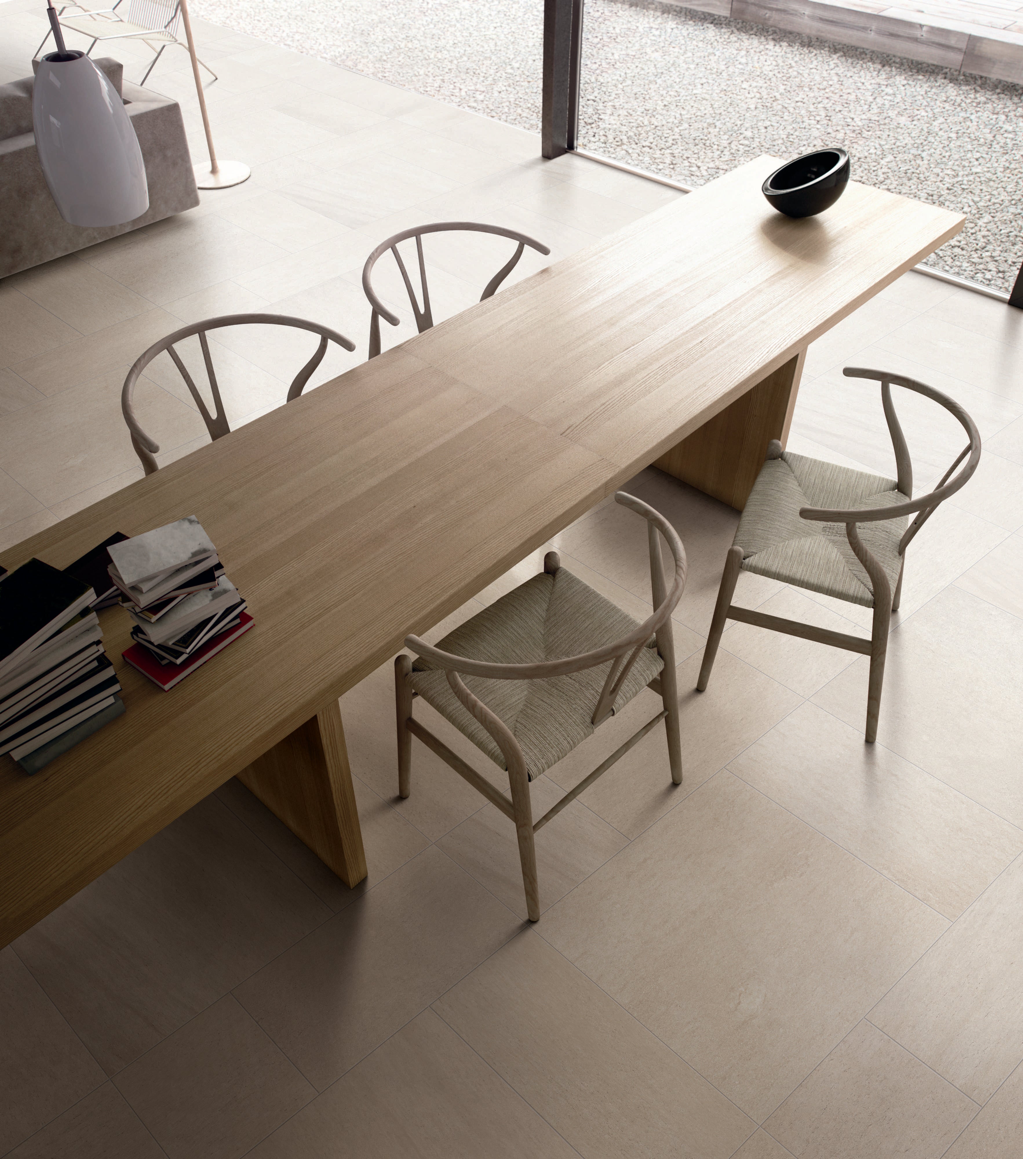 Basaltine 24x24 Matte Porcelain Tile in Sand