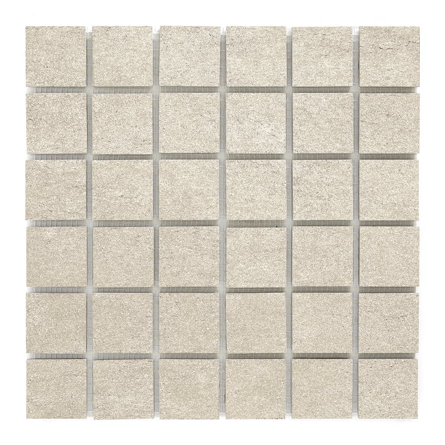 Basaltine 2x2 Matte Porcelain Mesh Mosaic Tile in Sand