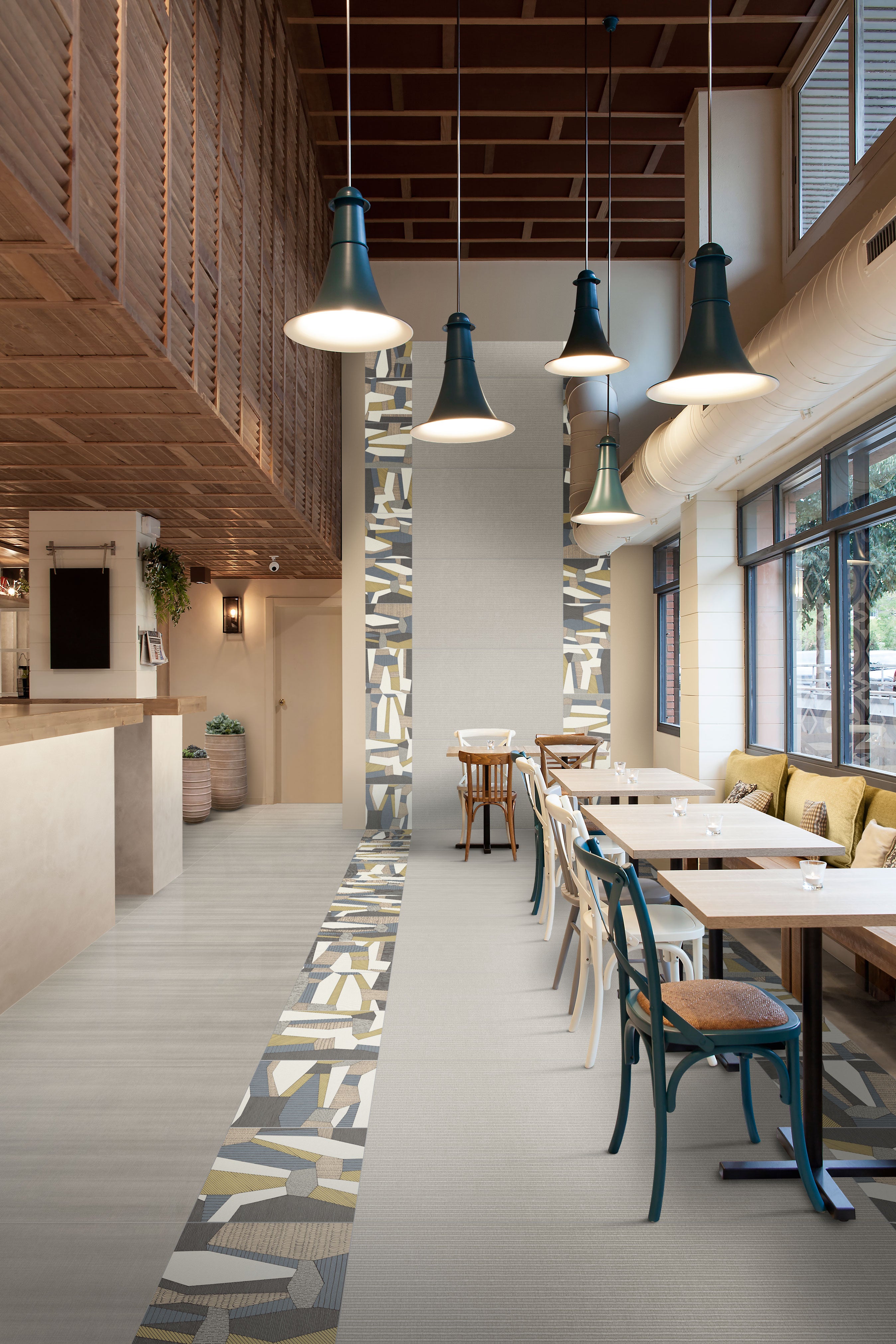 Bestow 24x48 Matte Porcelain Tile in Telares Light Grey