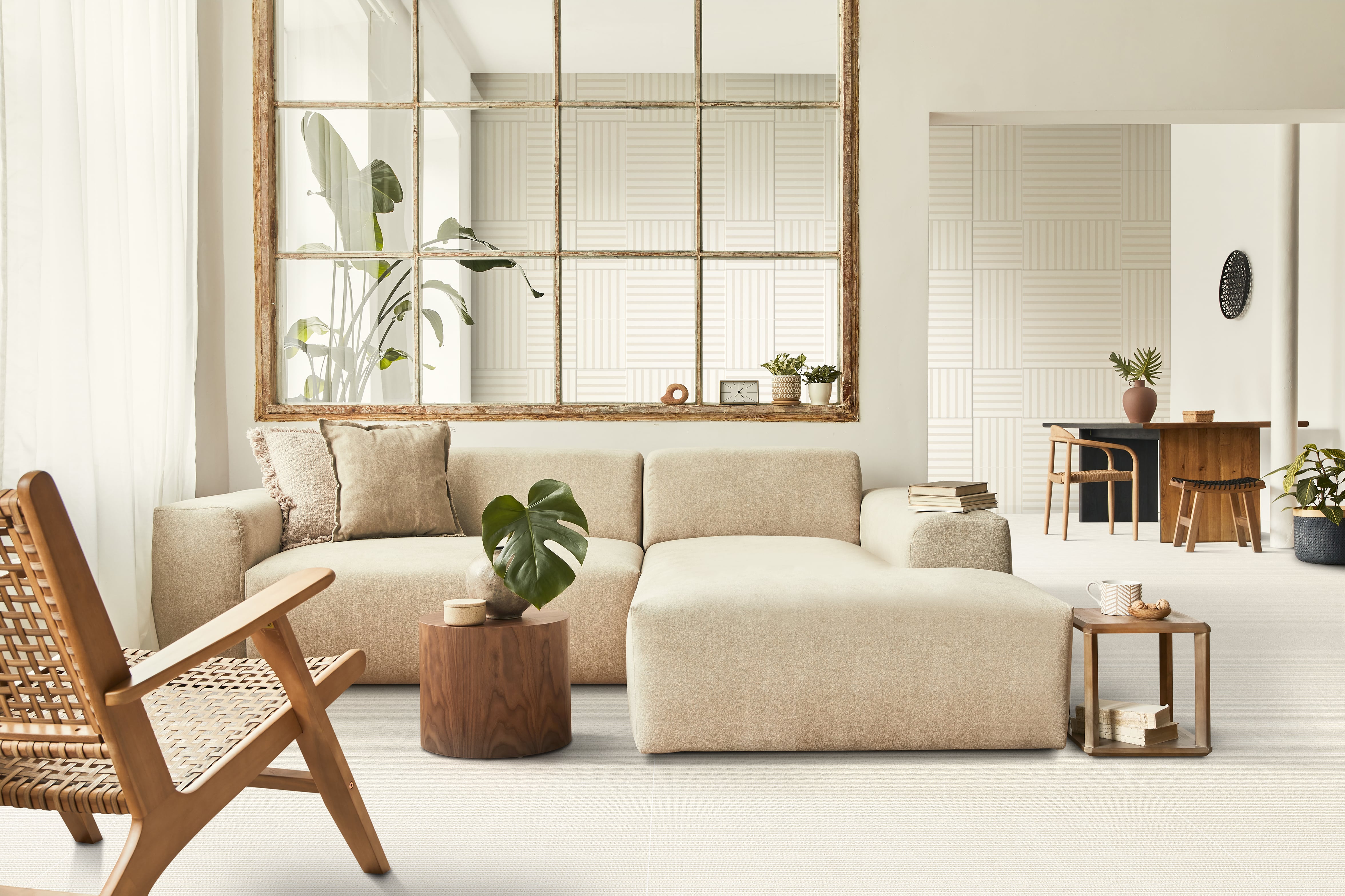 Bestow 12x24 Matte Porcelain Tile in Saori Cream