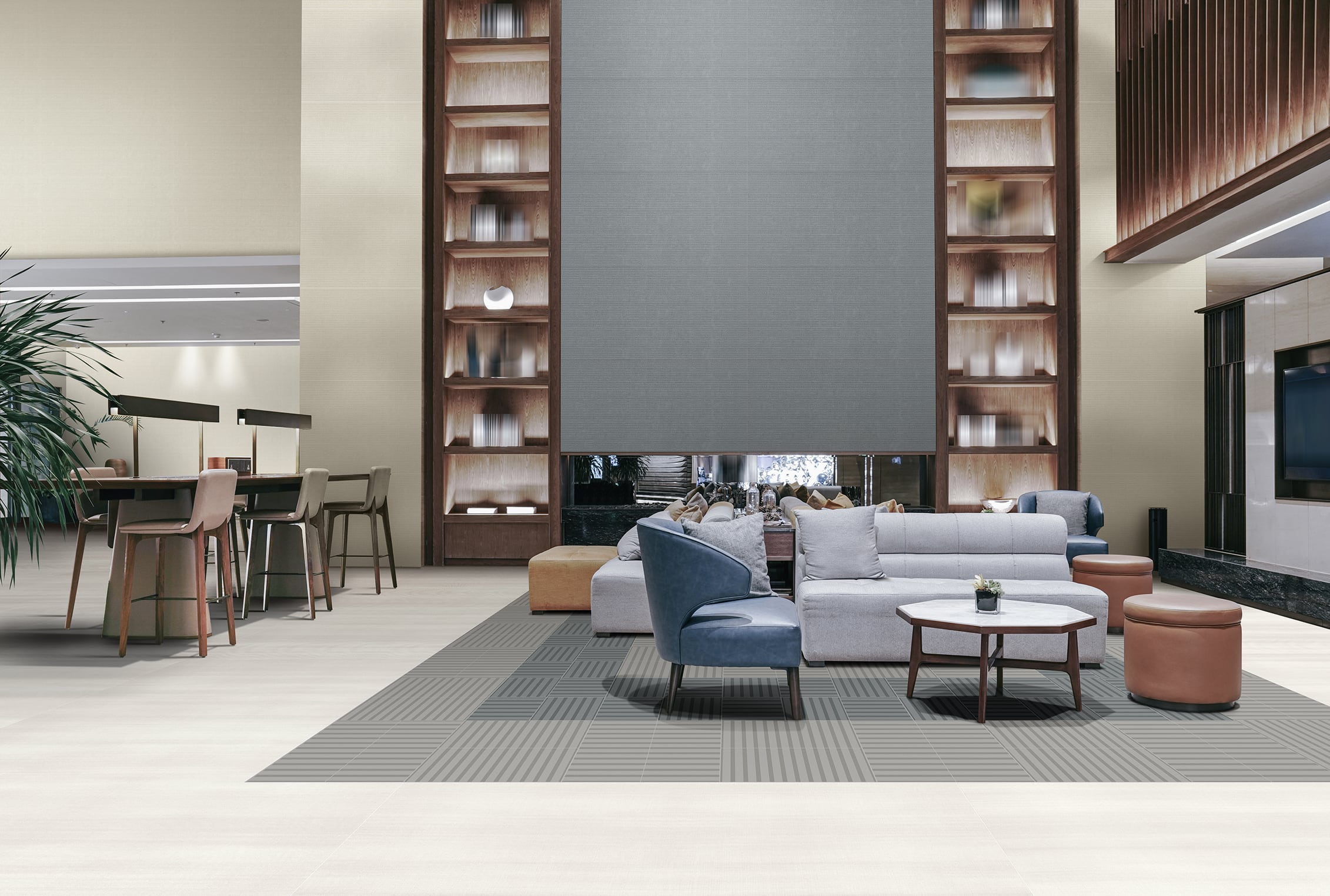 Bestow 12x24 Matte Porcelain Tile in Telares Charcoal