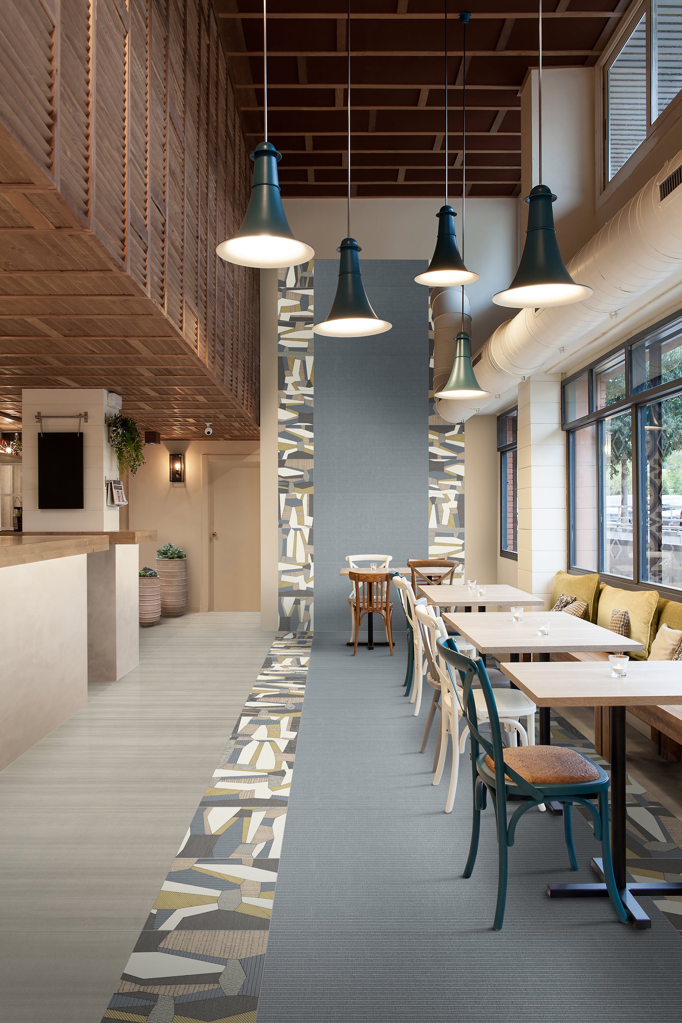 Bestow 12x24 Matte Porcelain Tile in Telares Indigo