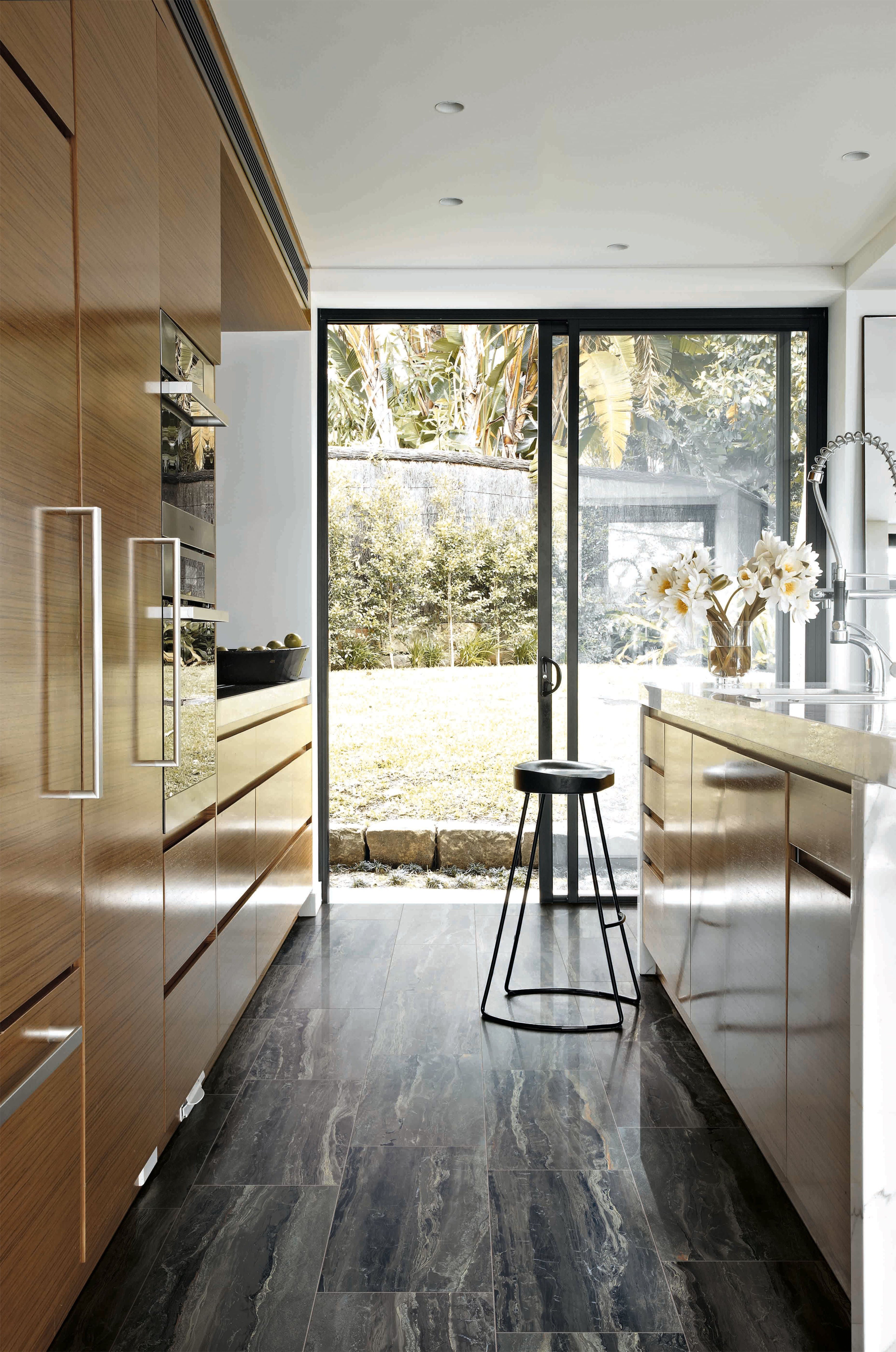 Breccia 12x24 Polished Porcelain Tile in Noir