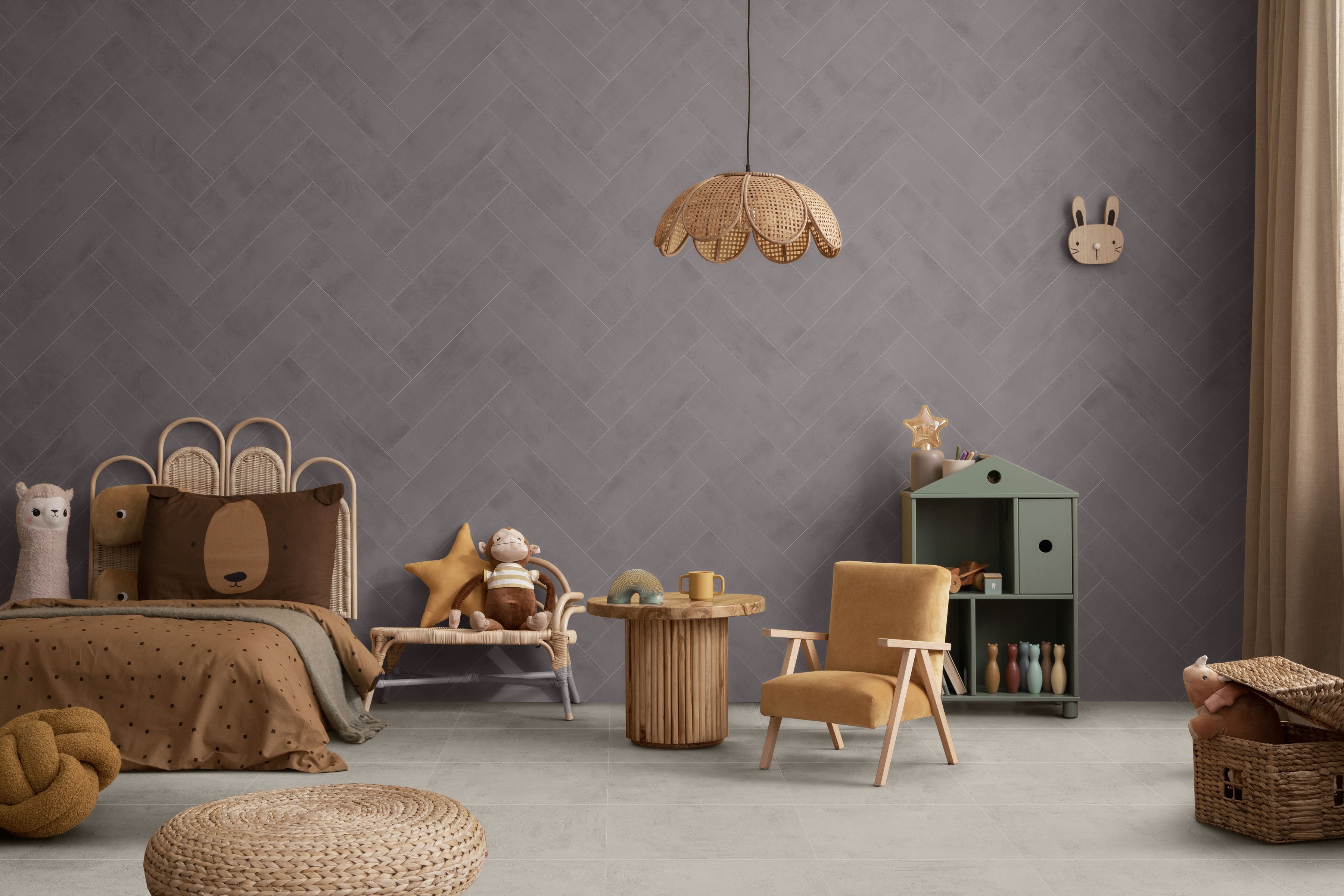 Daydream™ 6x24 Matte Porcelain Tile in Lavender Haze