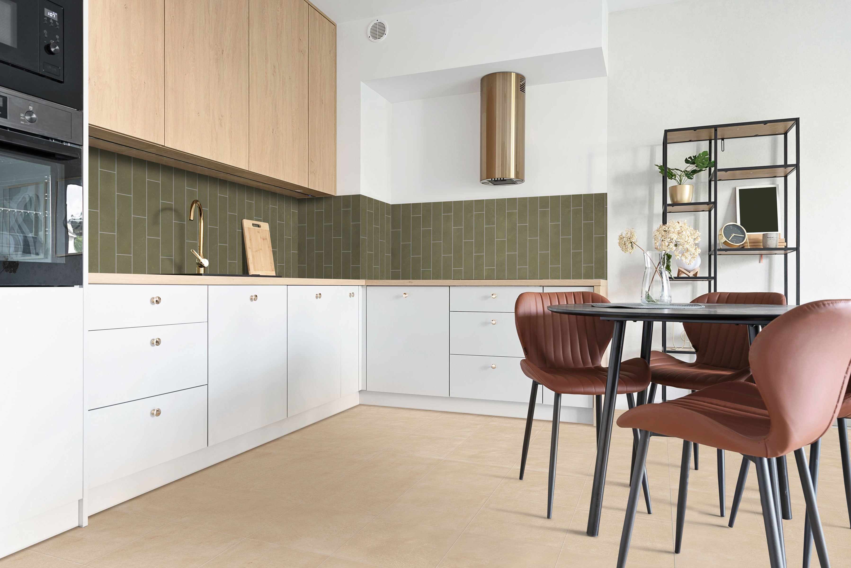 Earthen 3x12 Matte Porcelain Tile in Jade