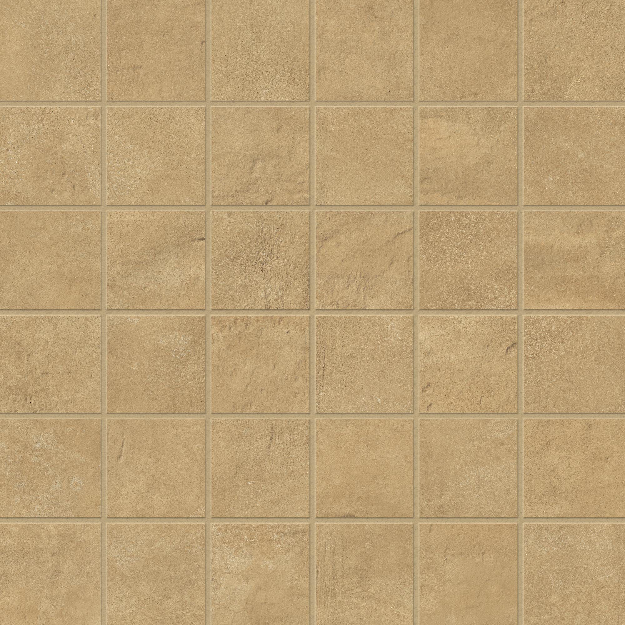 Earthen 2x2 Matte Porcelain Mesh Mosaic Tile in Buttercup
