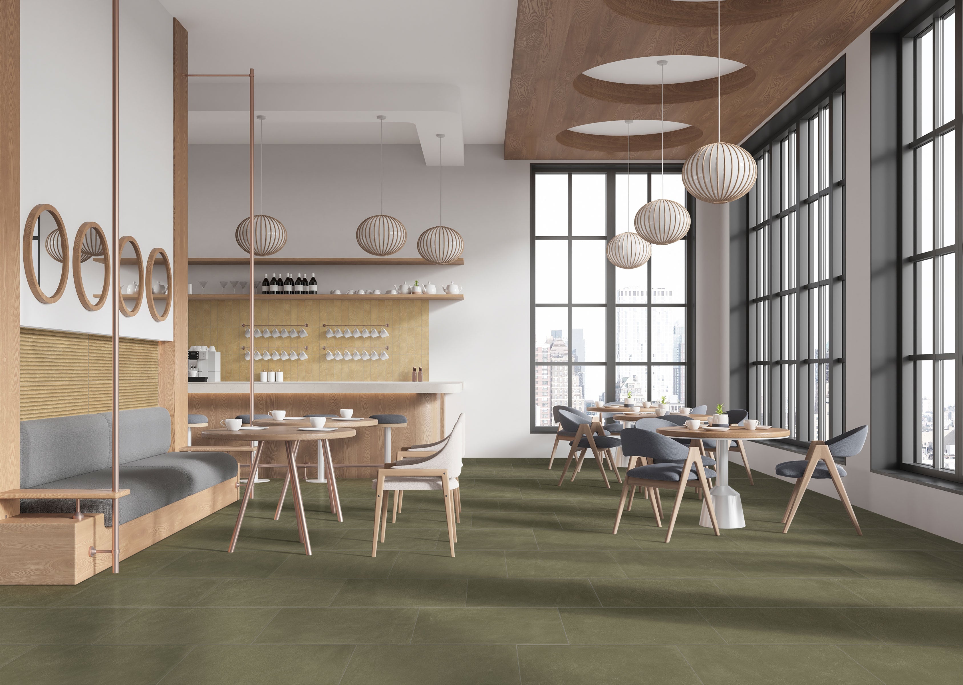 Earthen 12x24 Matte Porcelain Tile in Jade