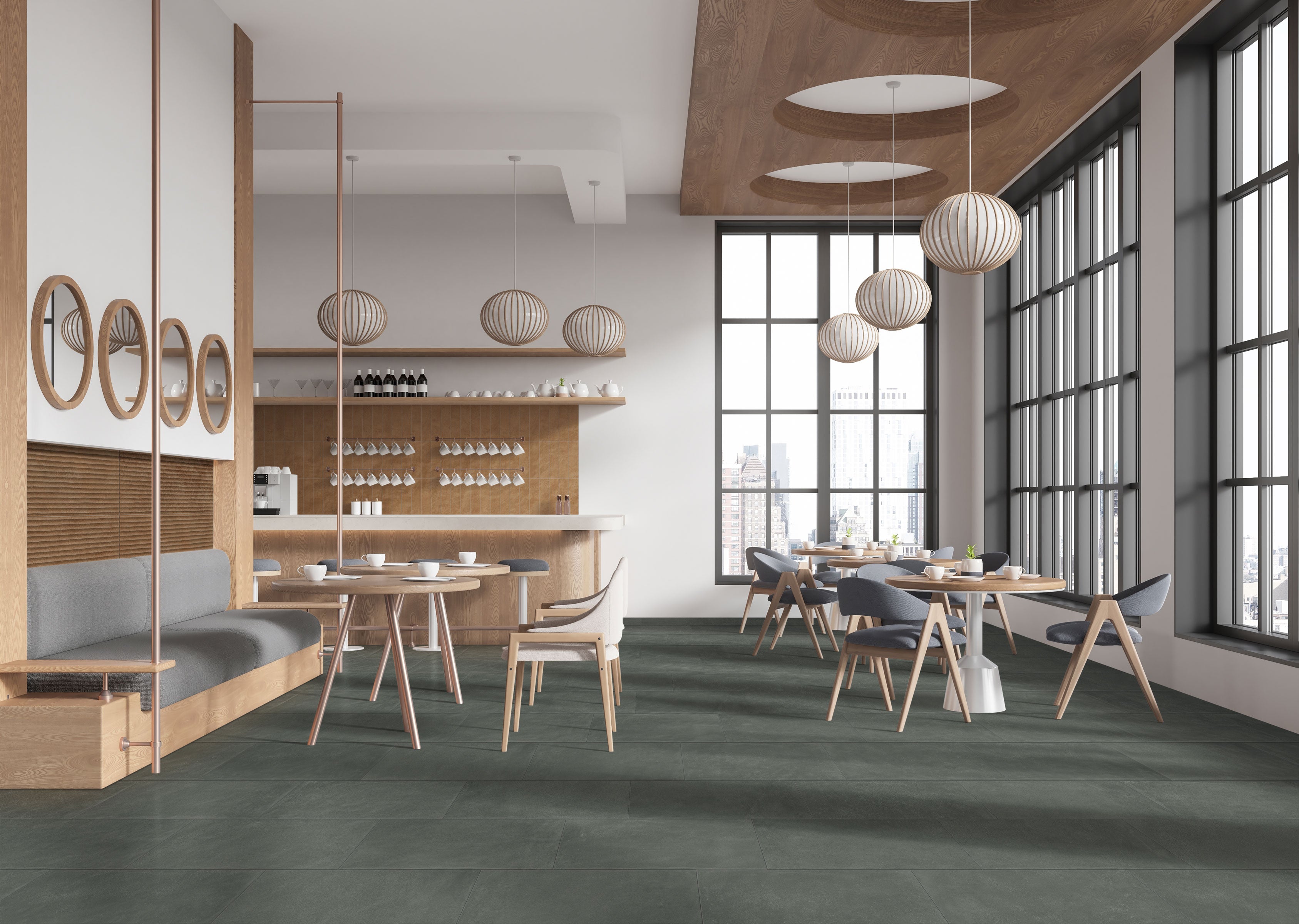 Earthen 12x24 Matte Porcelain Tile in Marine