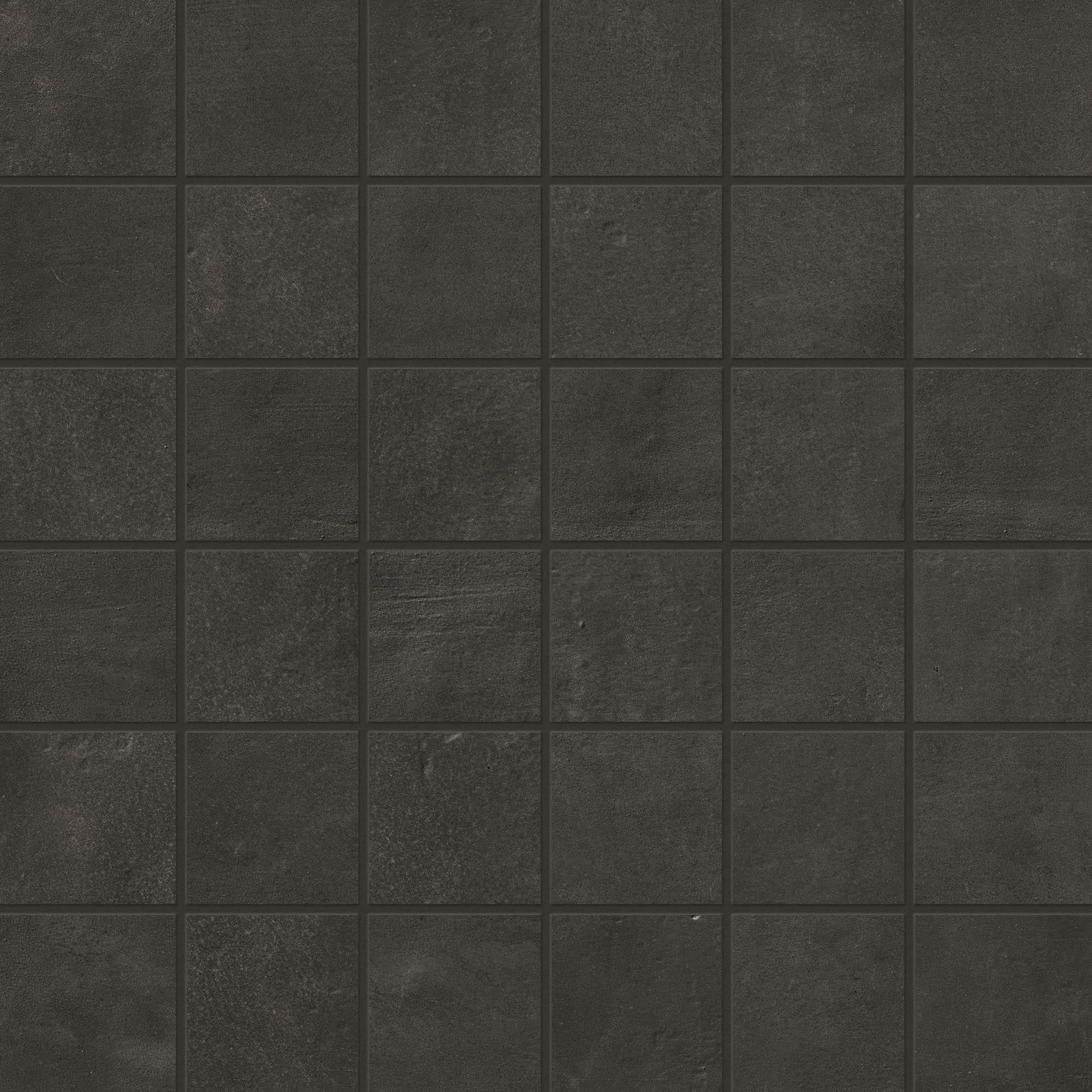 Earthen 2x2 Matte Porcelain Mesh Mosaic Tile in Moka