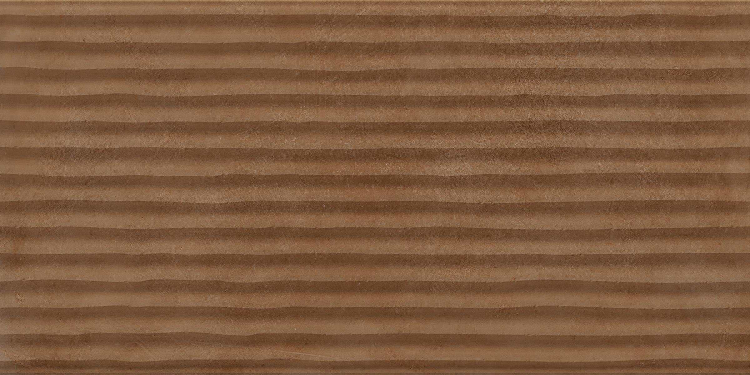 Earthen 12x24 Flute Porcelain Tile in Terracotta