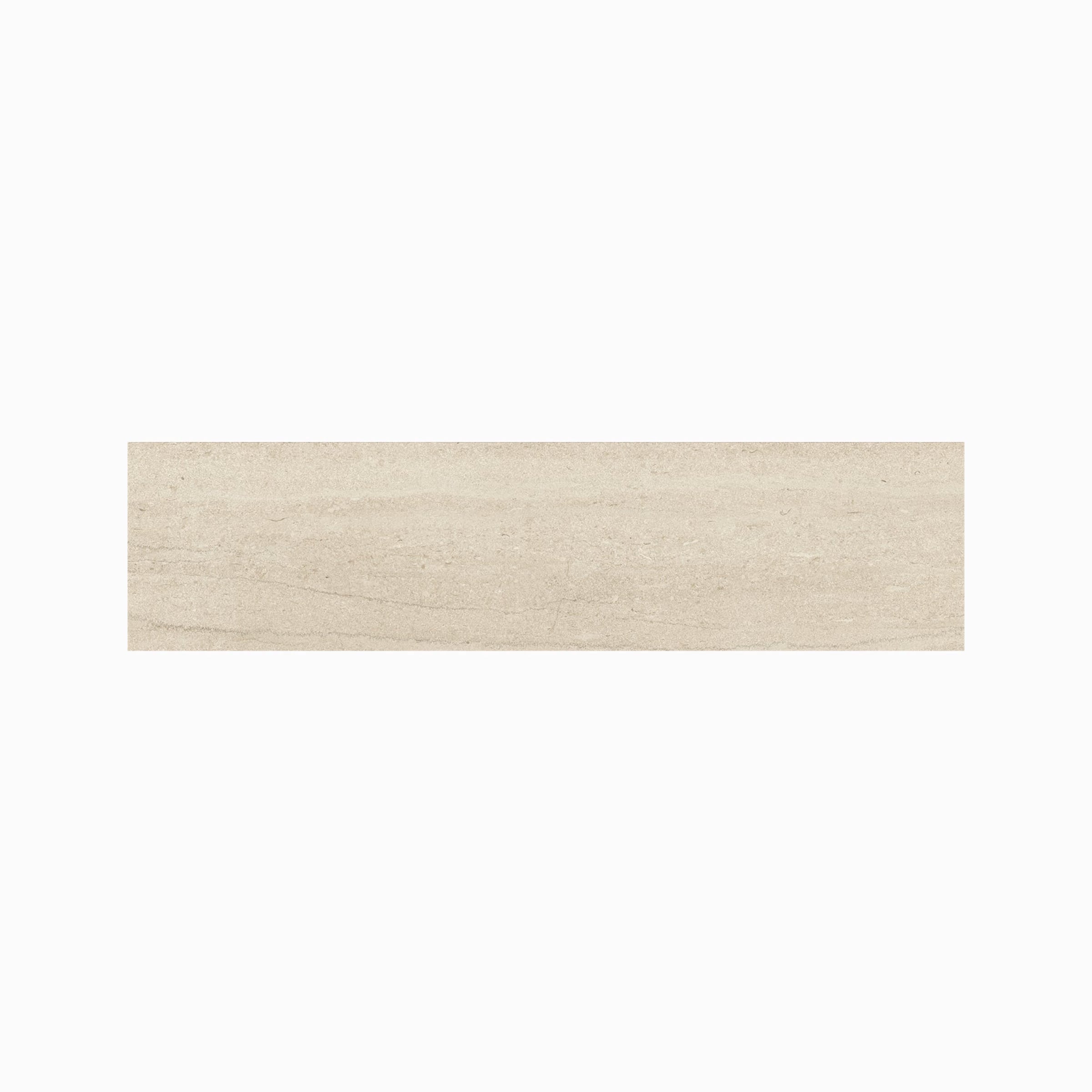 EcoStone 3x12 Matte Porcelain Bullnose Tile in Vein-Cut Jute