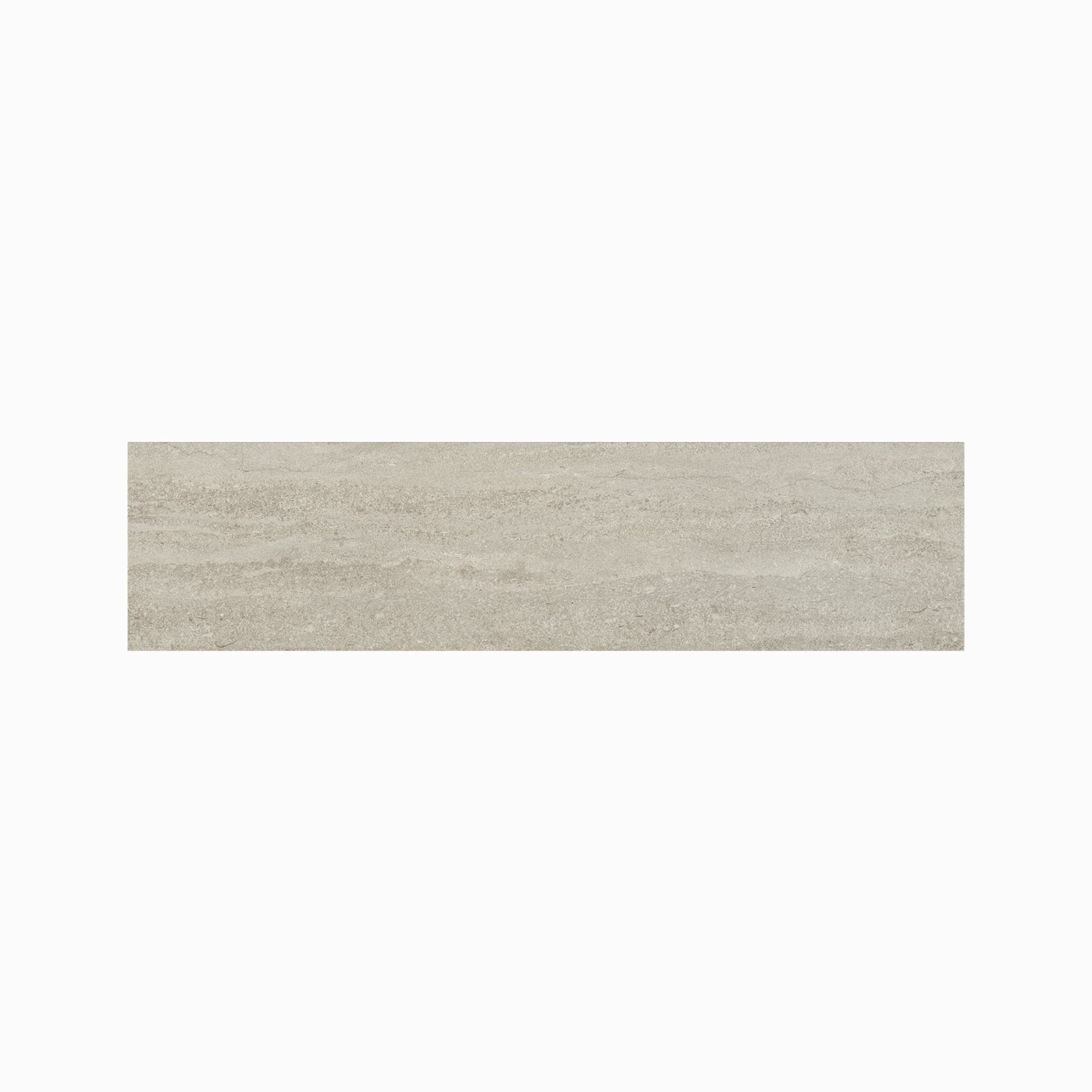EcoStone 3x12 Matte Porcelain Bullnose Tile in Vein-Cut Mist