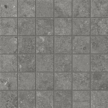 EcoStone 2x2 Matte Porcelain Mesh Mosaic Tile in Cross-Cut Pumice