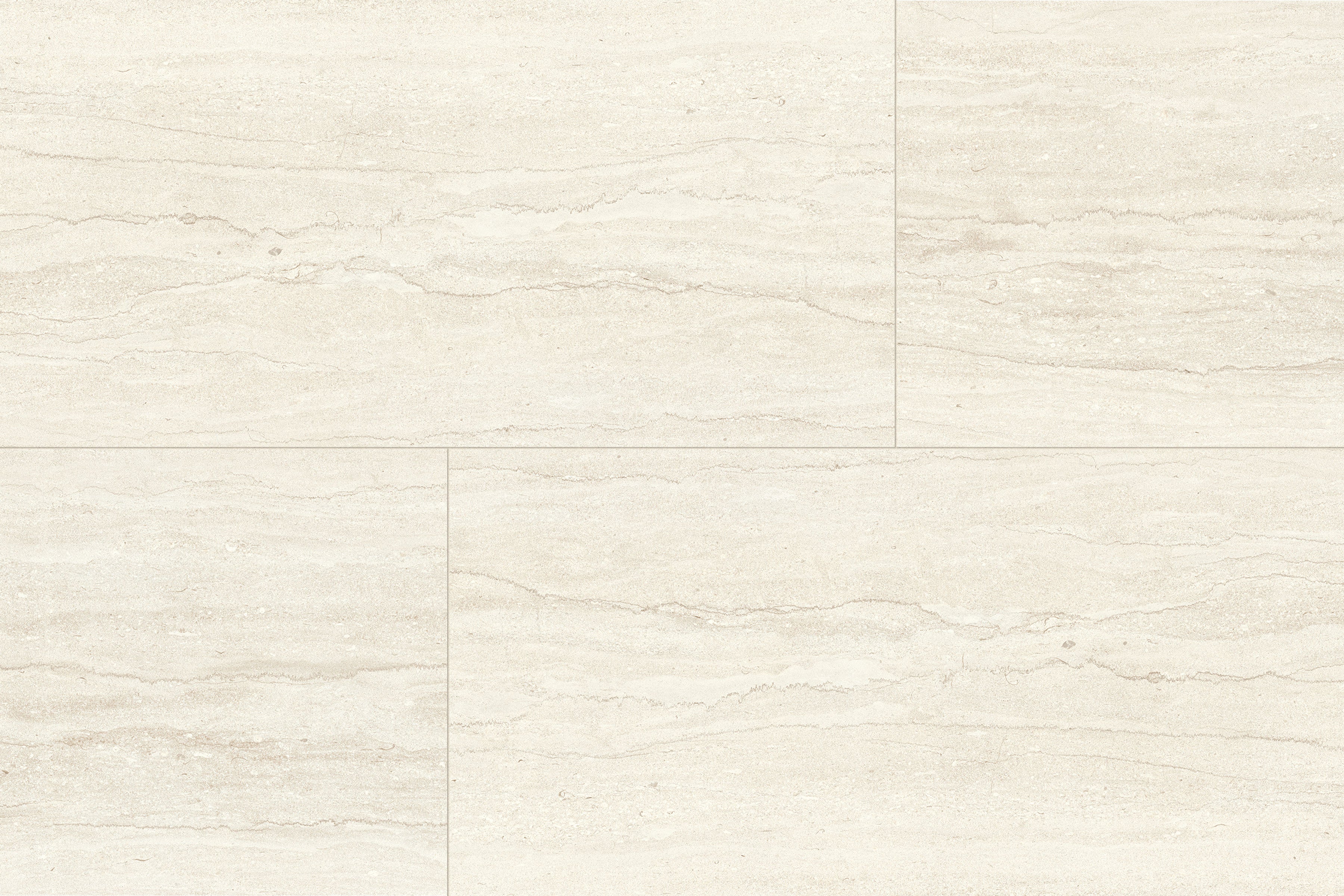 EcoStone 24x48 Matte Porcelain Tile in Vein-Cut Fog