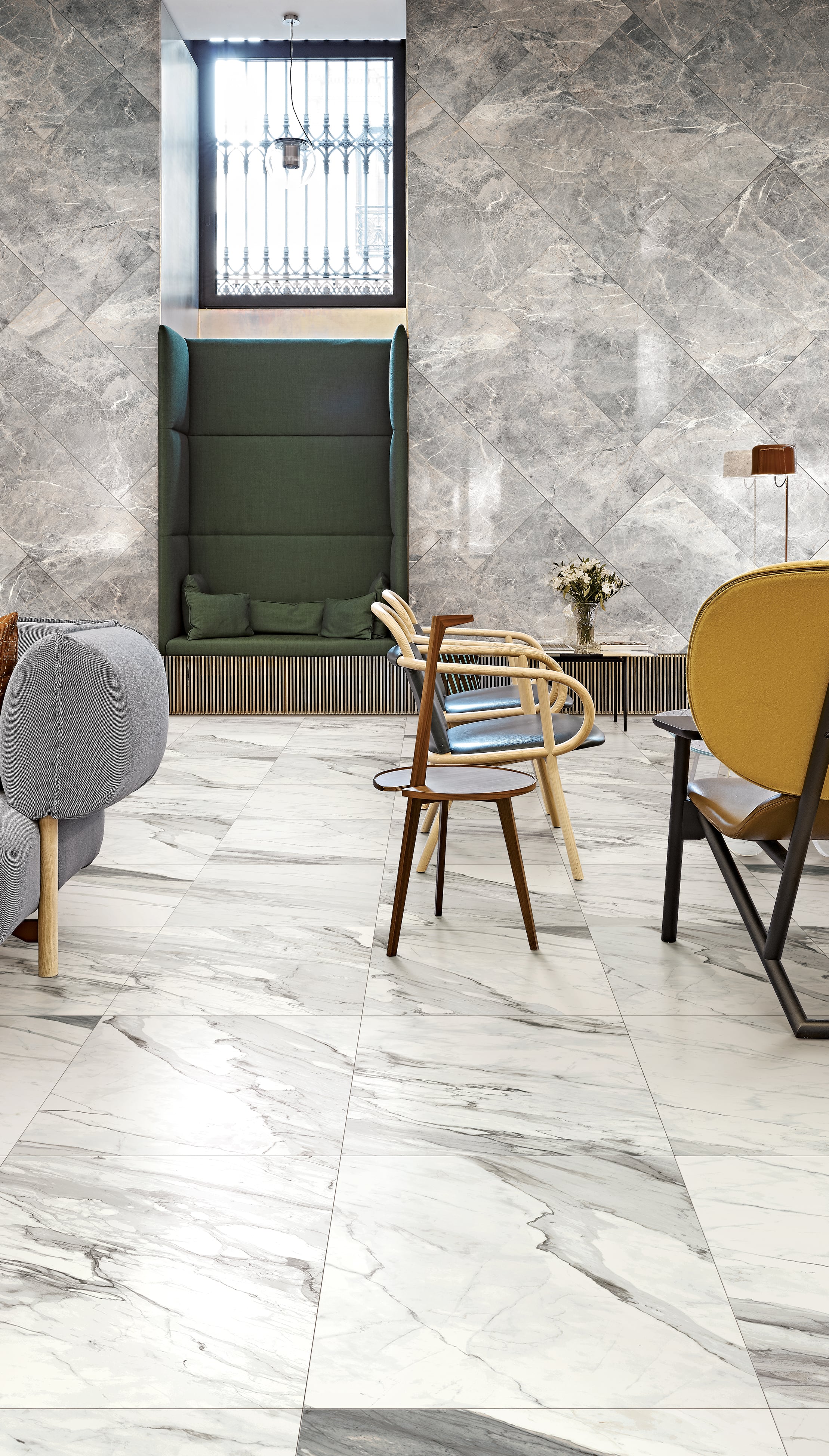 Epic 24x24 Matte Porcelain Tile in Apuano