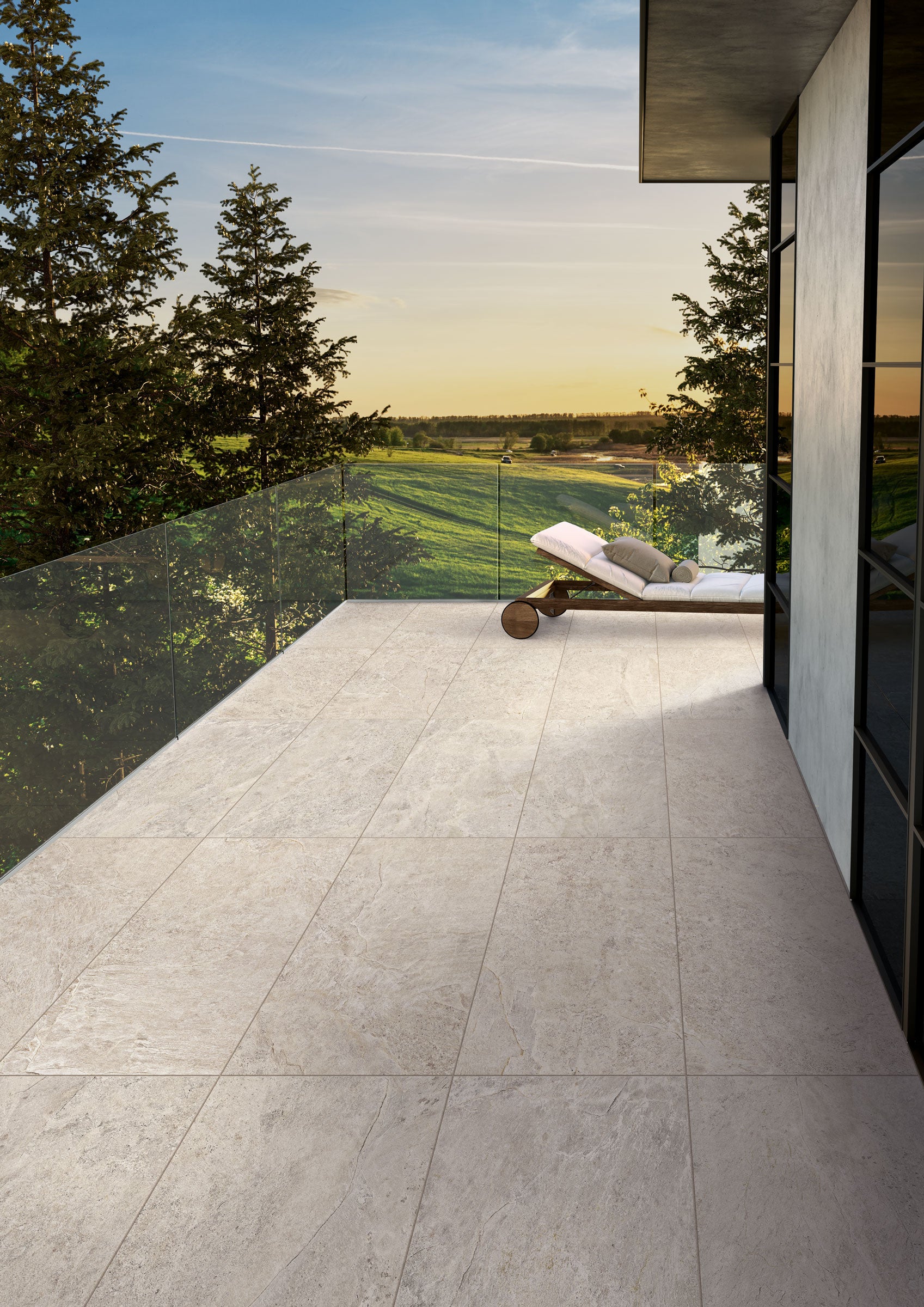 Farmhouse Living 24x48 Grip Porcelain Tile in Alabaster