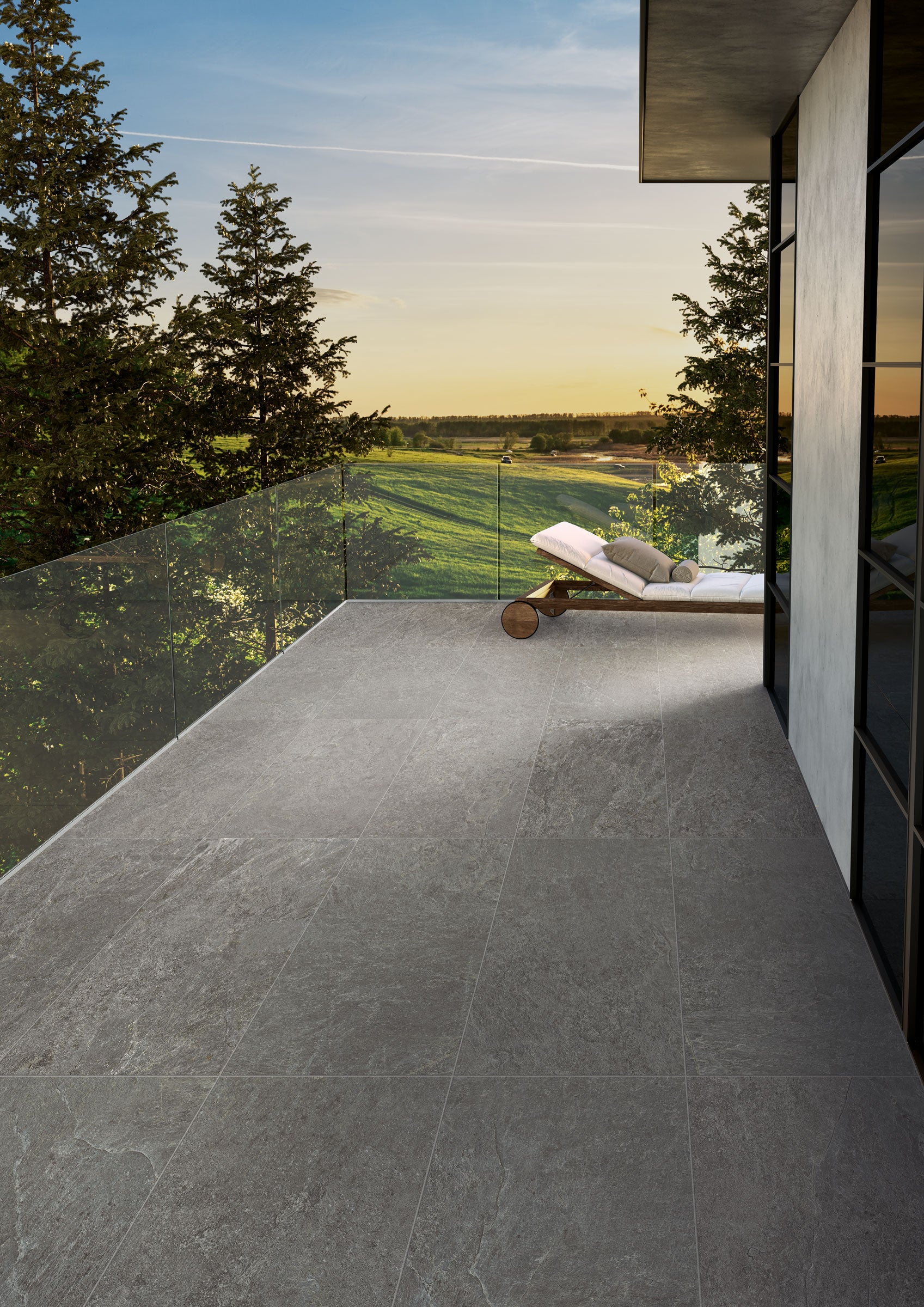 Farmhouse Living 24x48 Grip Porcelain Tile in Millstone