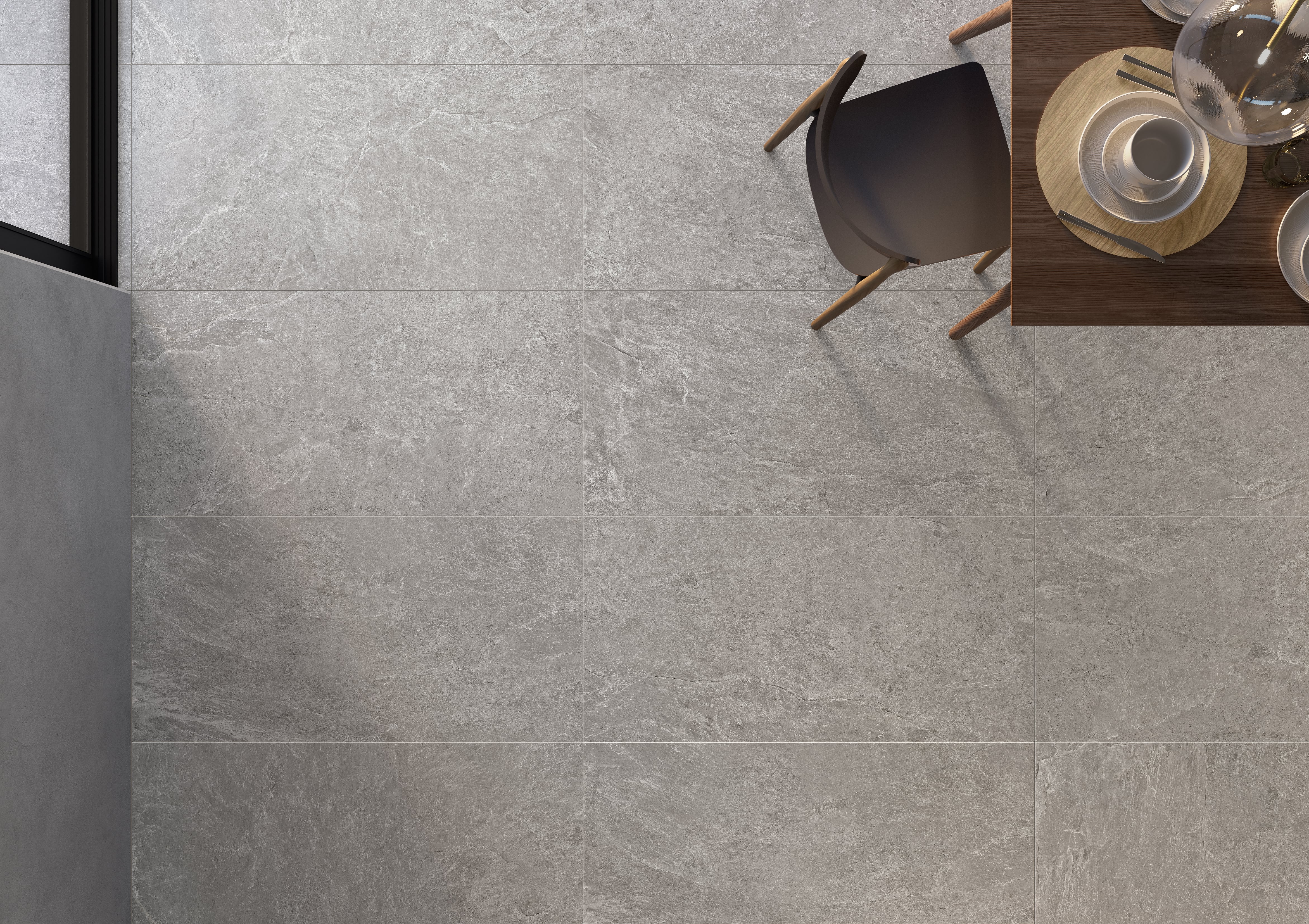 Farmhouse Living 24x48 Matte Porcelain Tile in Millstone