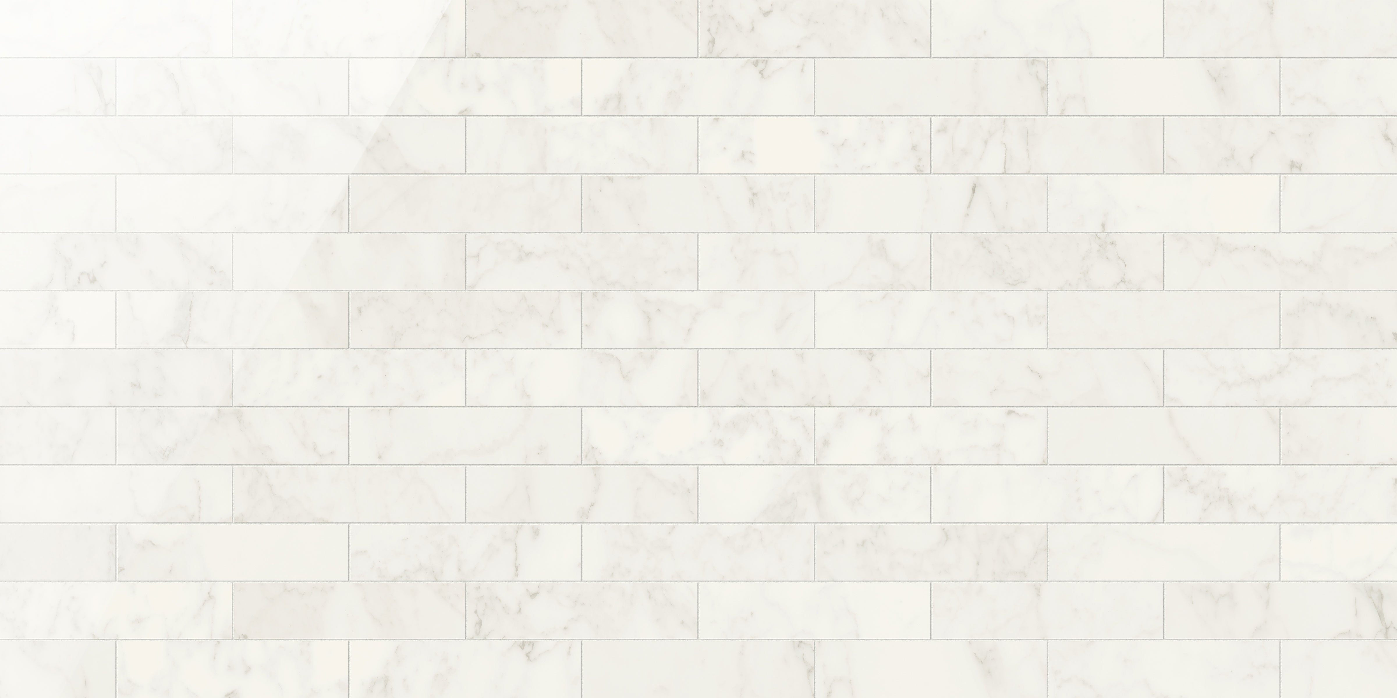 JEM 3x12 Polished Porcelain Tile in Adagio White