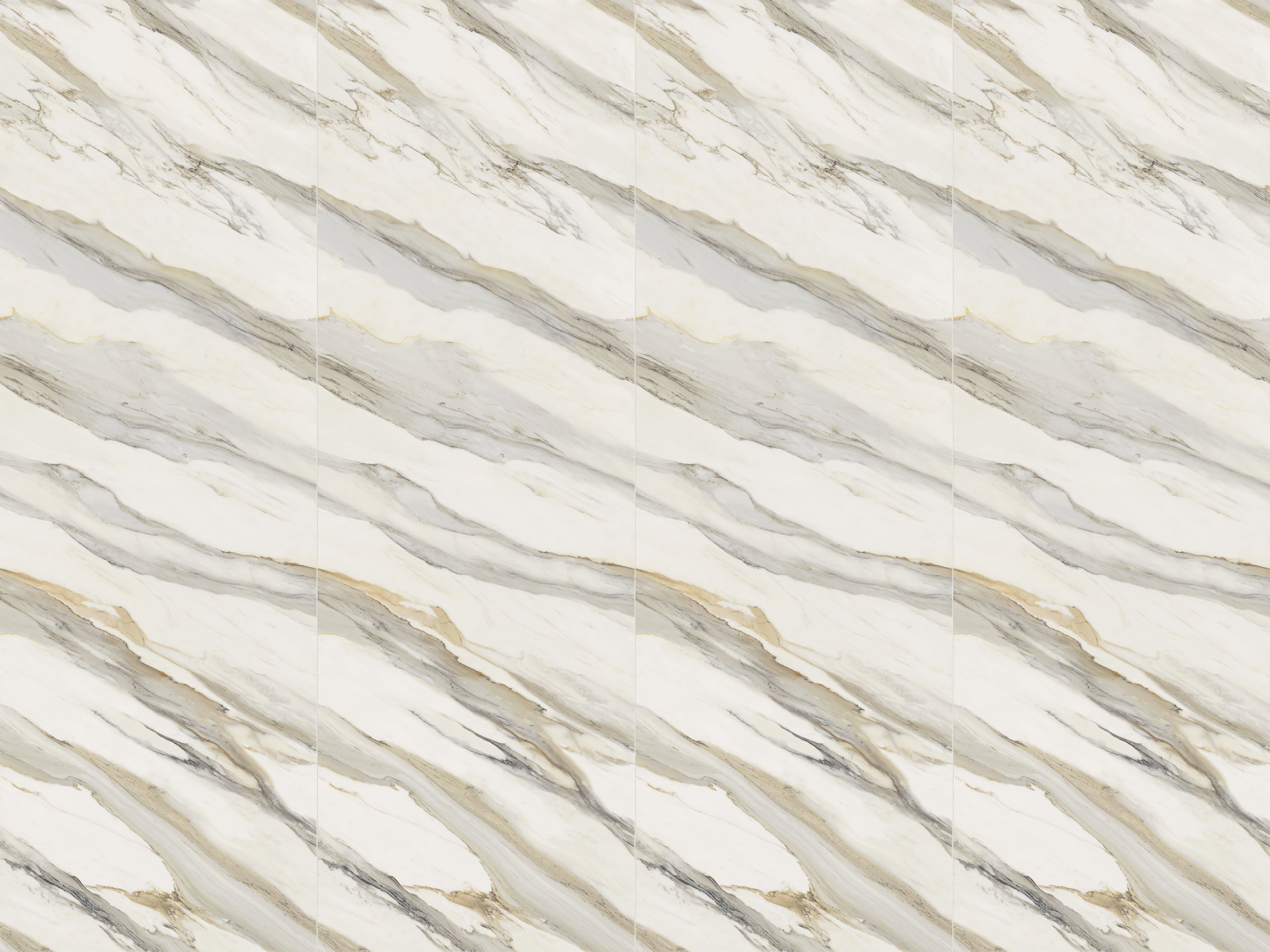 JEM Pre-Fab 32x96 Matte Porcelain Tile in Aria Gold