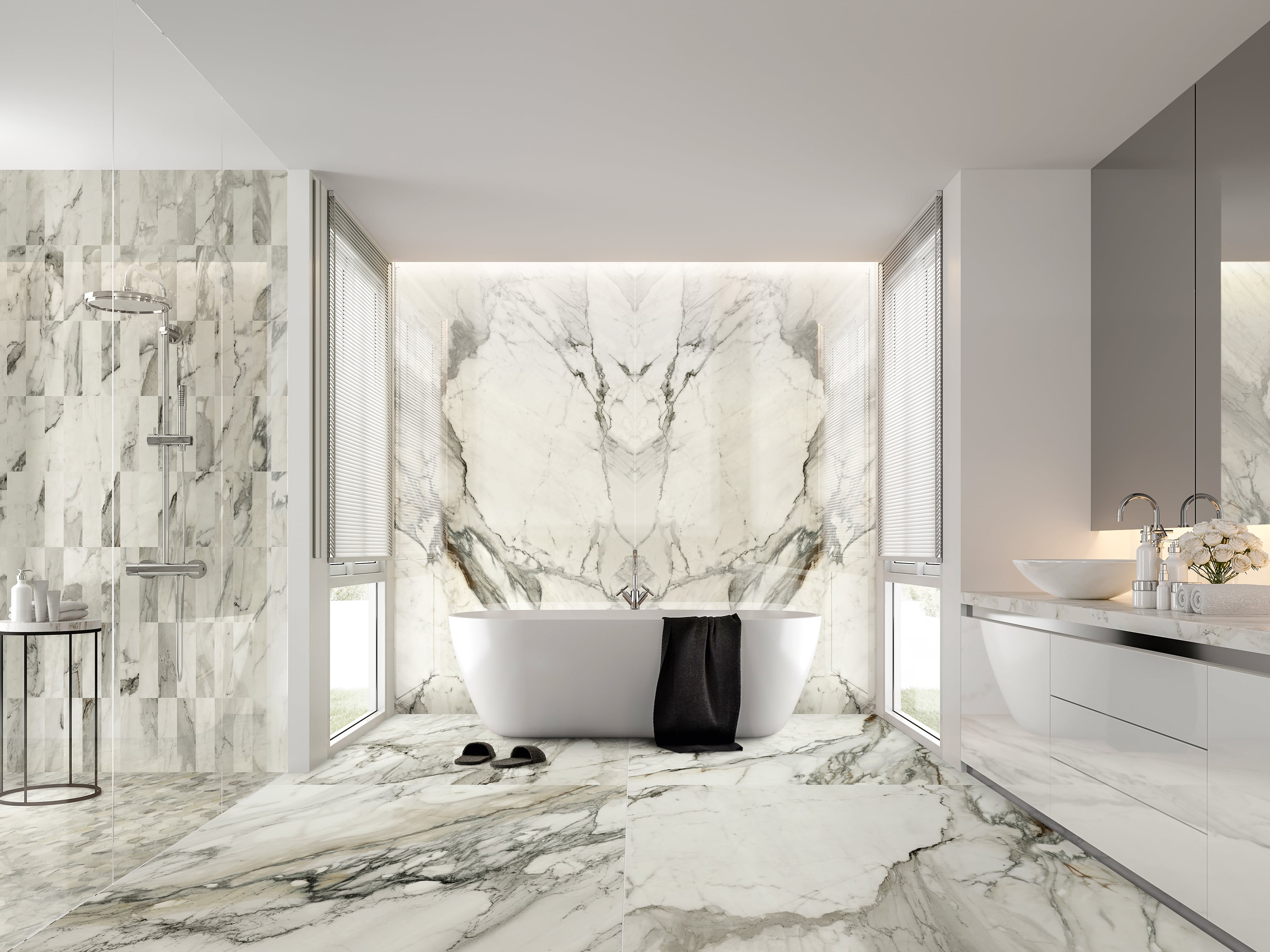 JEM 48x110 Polished Porcelain Tile in Crescendo Blue