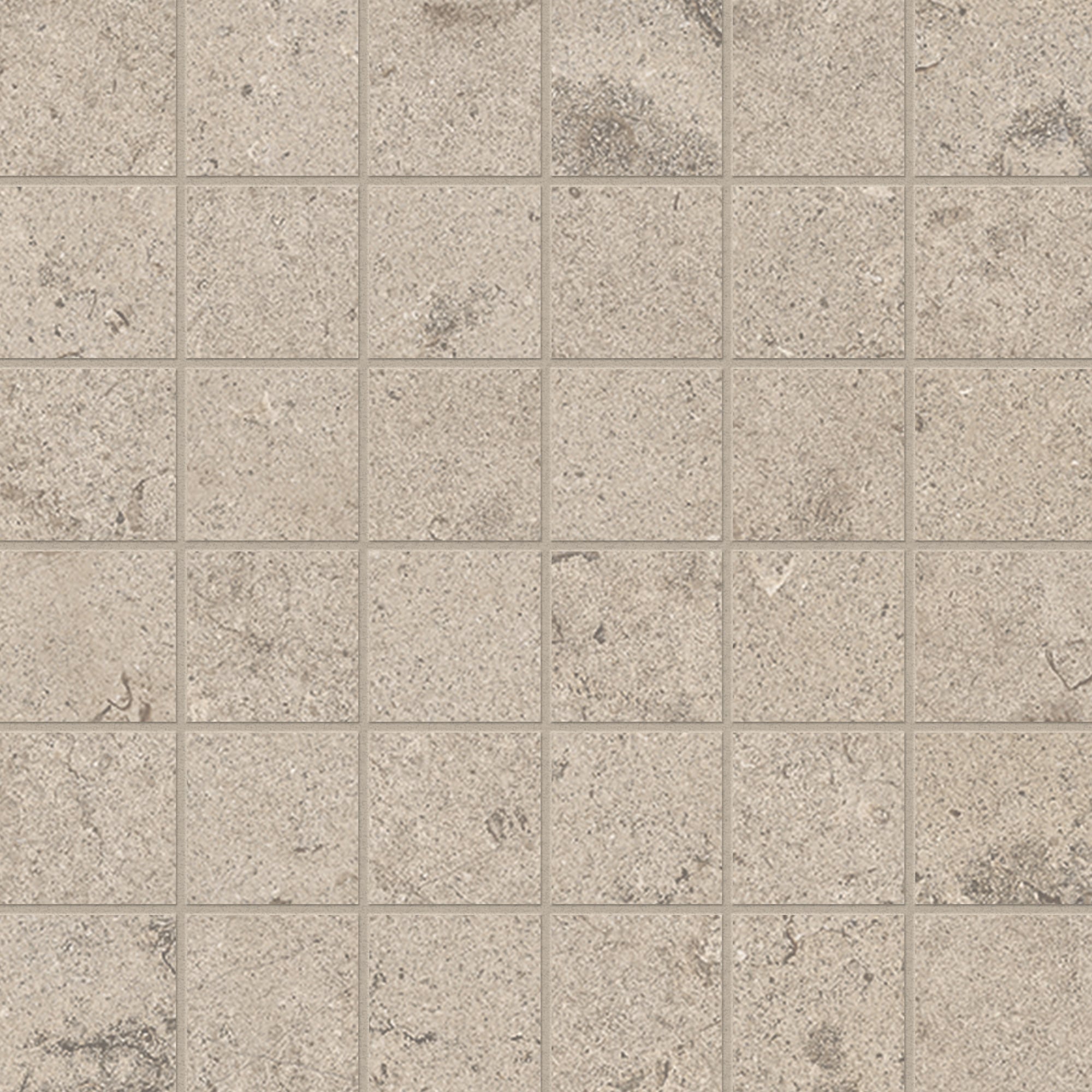 Lith 2x2 Matte Porcelain Mesh Mosaic Tile in Antique Cream