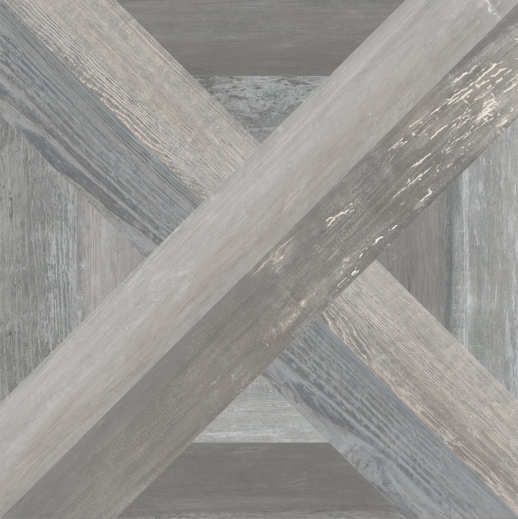 Loft 24x24 Matte Porcelain Tile in Smoke Basketweave