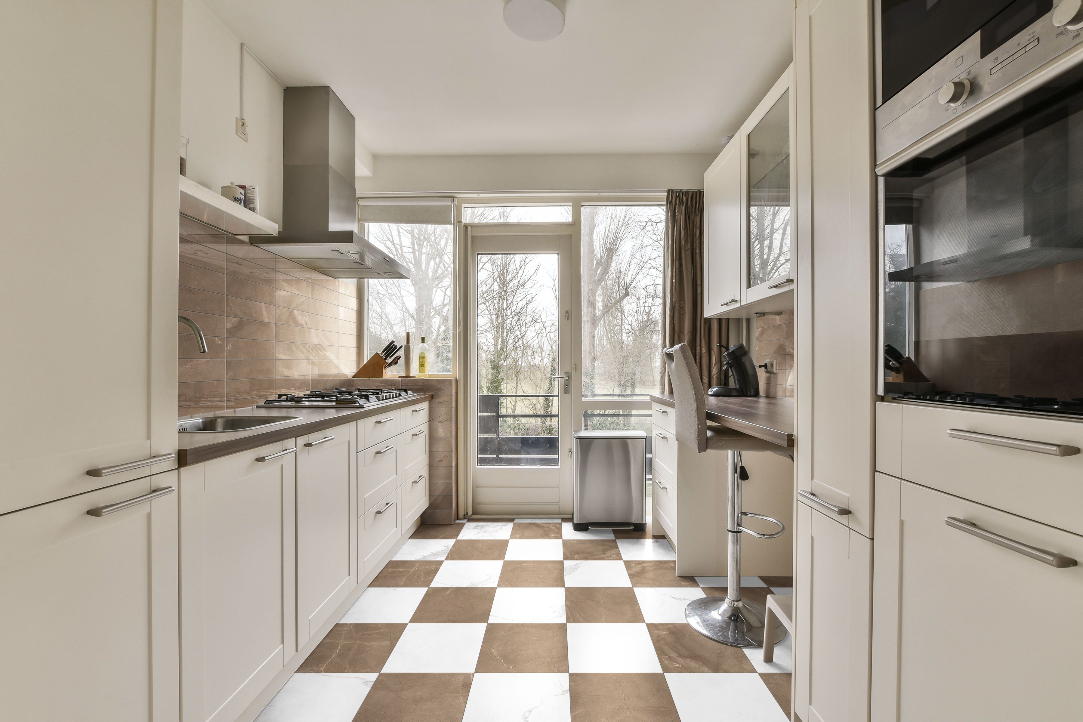 Luxury 12x12 Matte Porcelain Tile in Amani Bronze