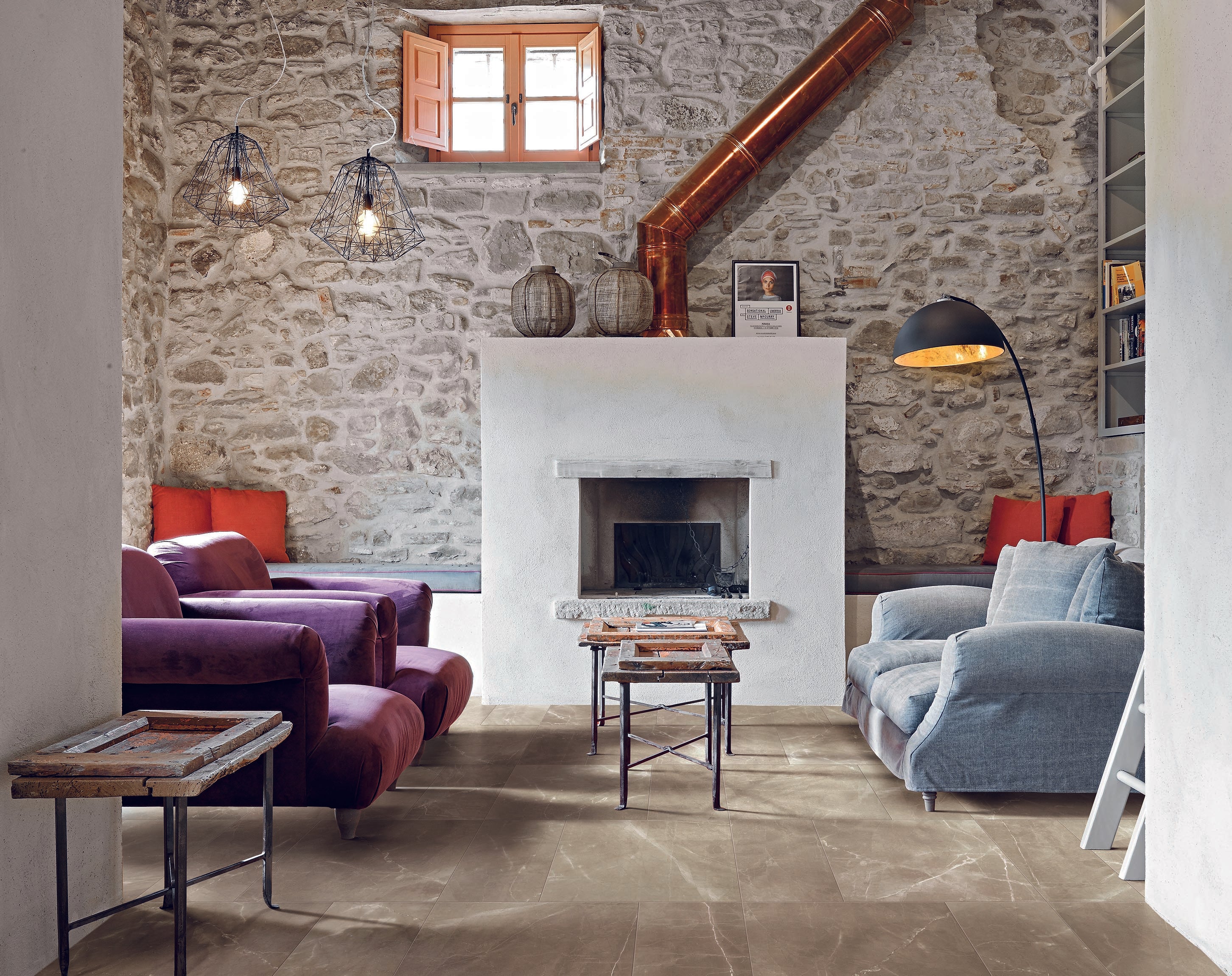 Luxury 24x24 Matte Porcelain Tile in Amani Bronze