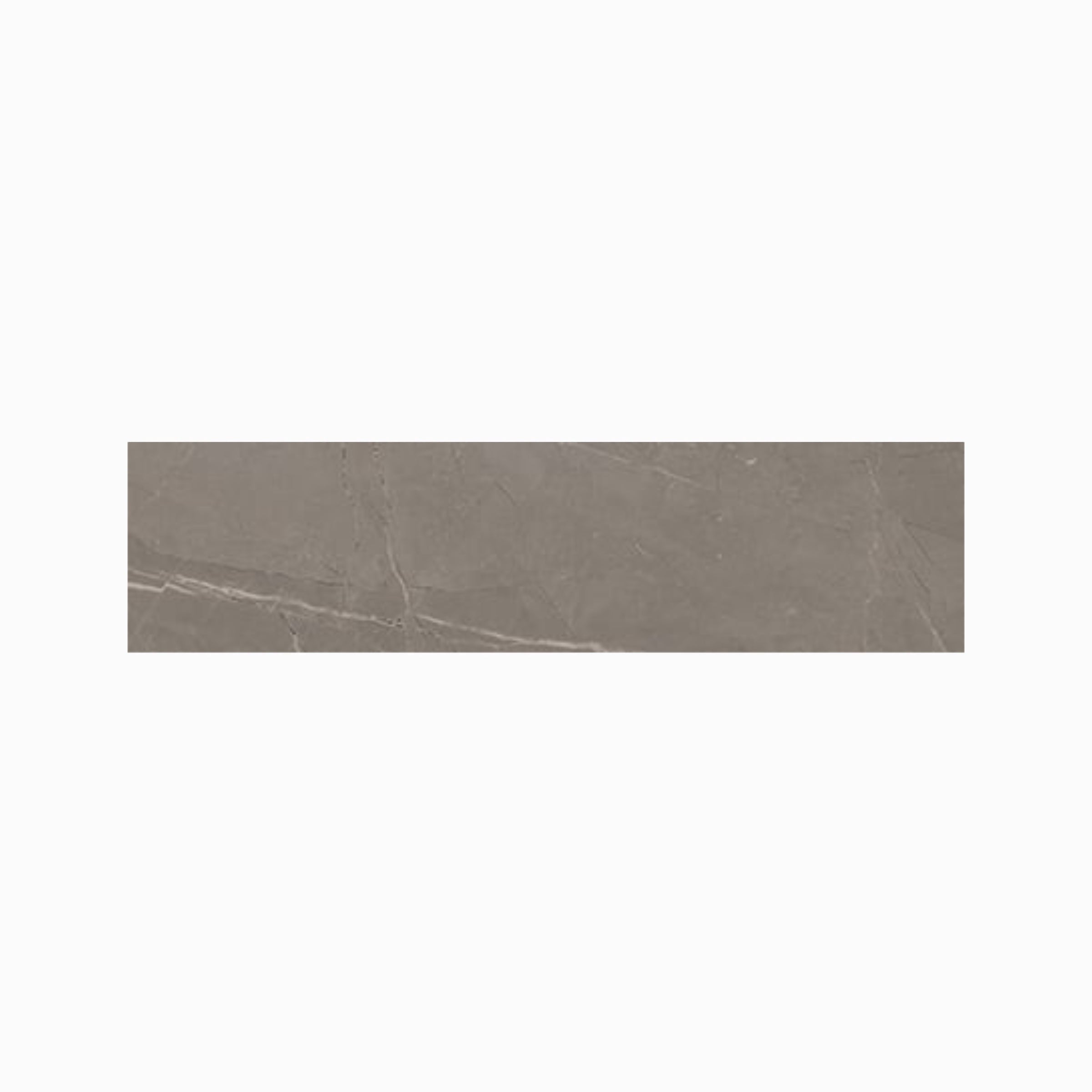 Luxury 3x12 Matte Porcelain Bullnose Tile in Amani Grey