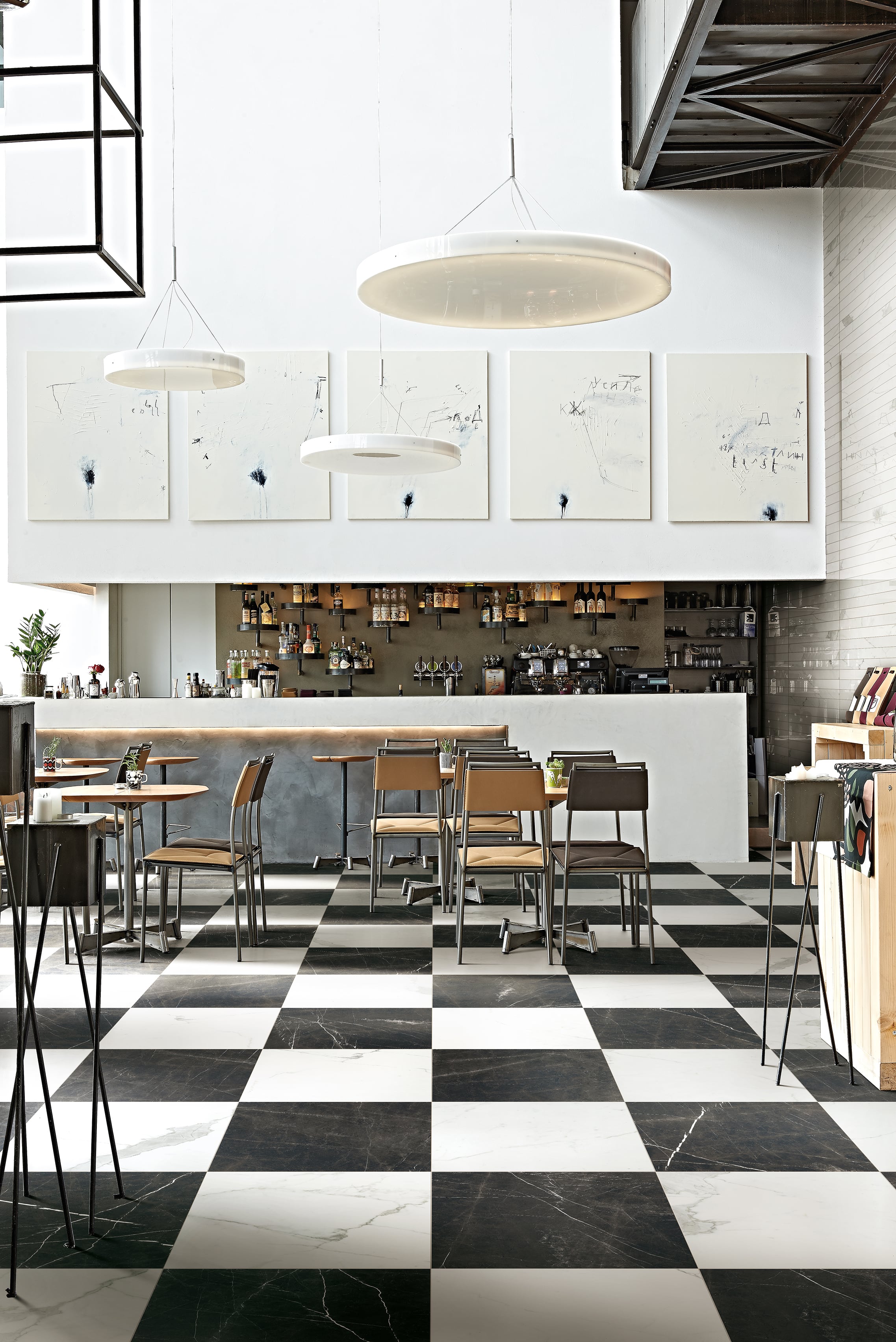 Luxury 24x24 Matte Porcelain Tile in Calacatta