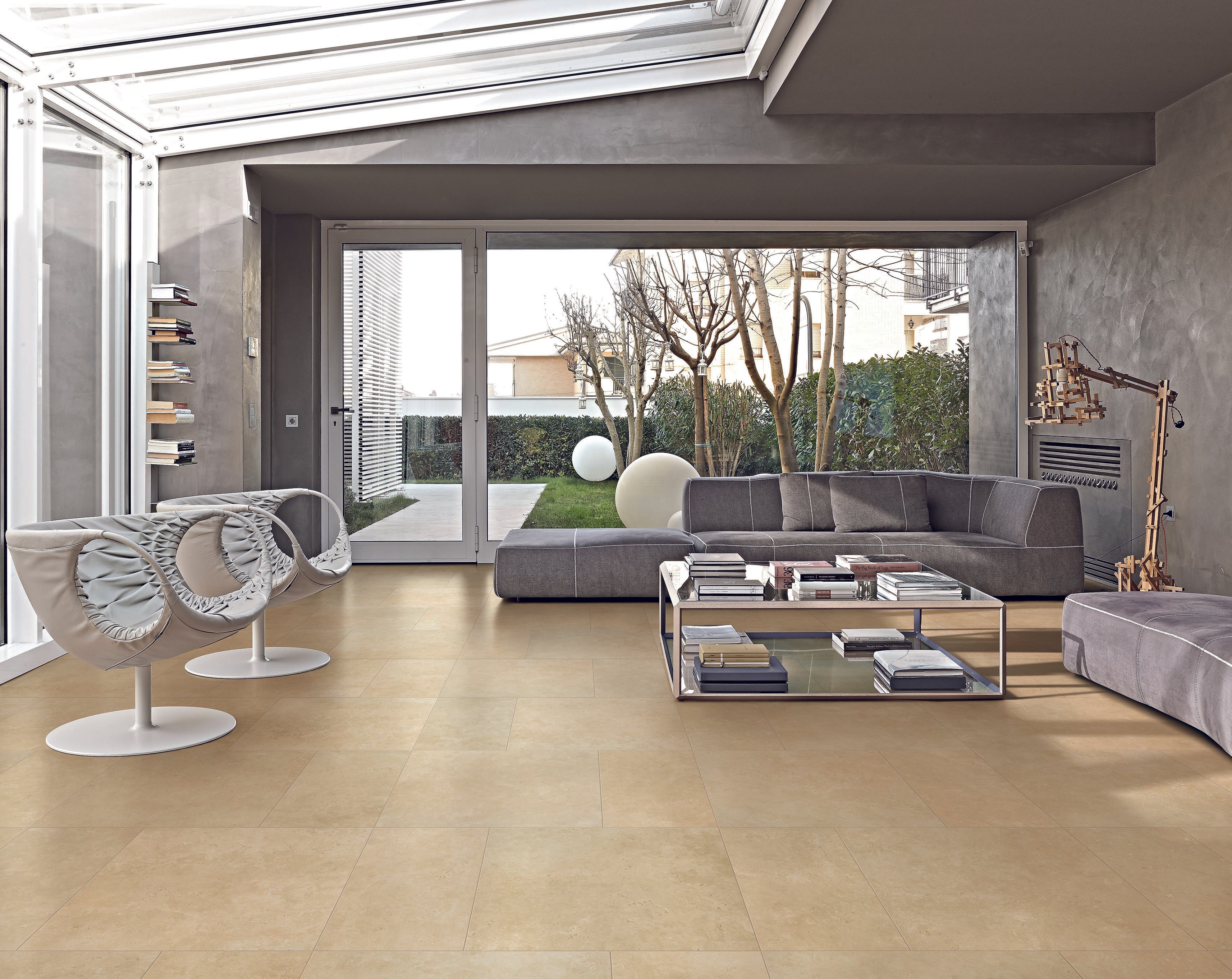 Luxury 24x24 Matte Porcelain Tile in Marfil