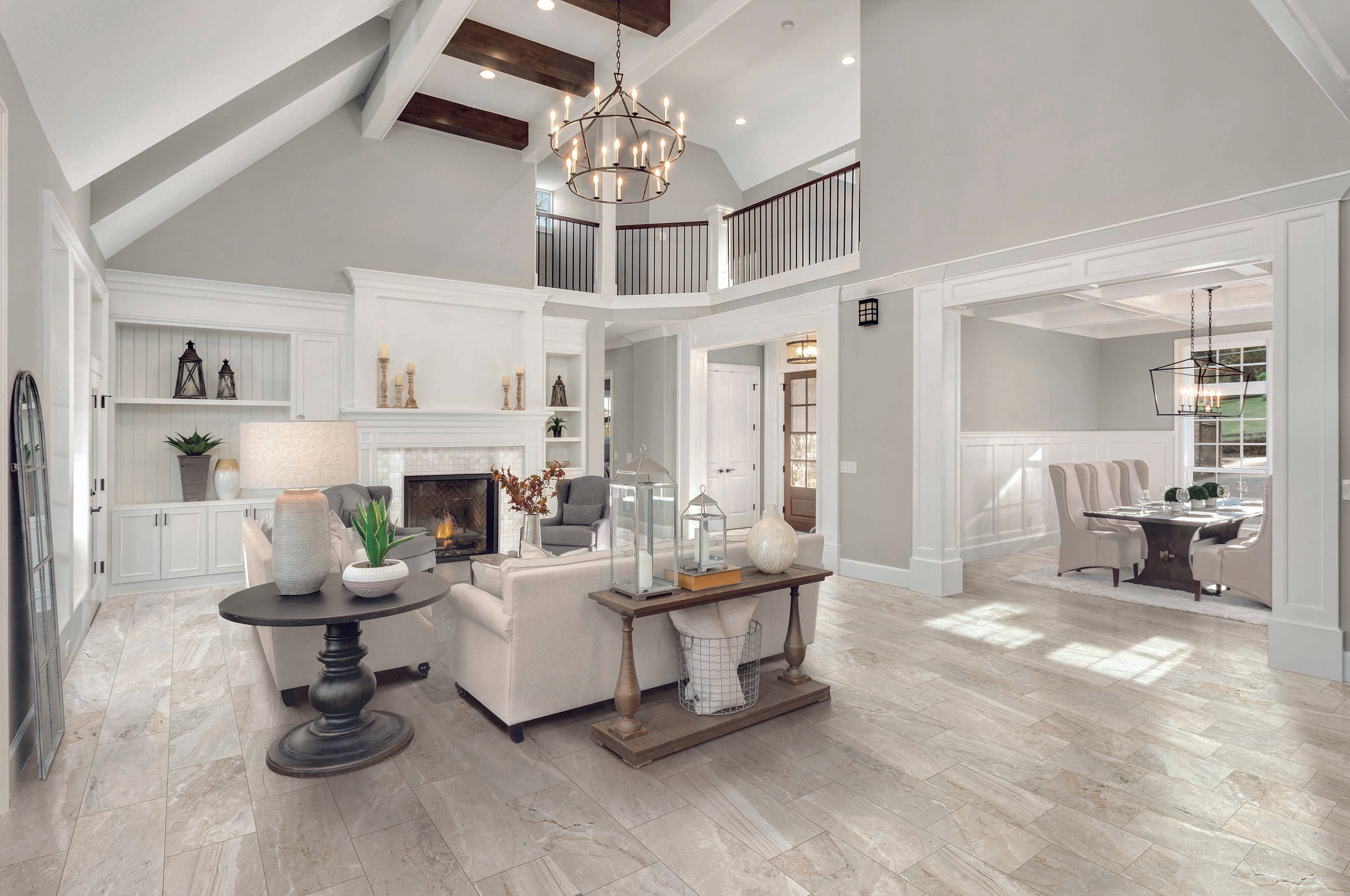 Marbles 2x2 Polished Porcelain Mesh Mosaic Tile in Oniciata Ivory