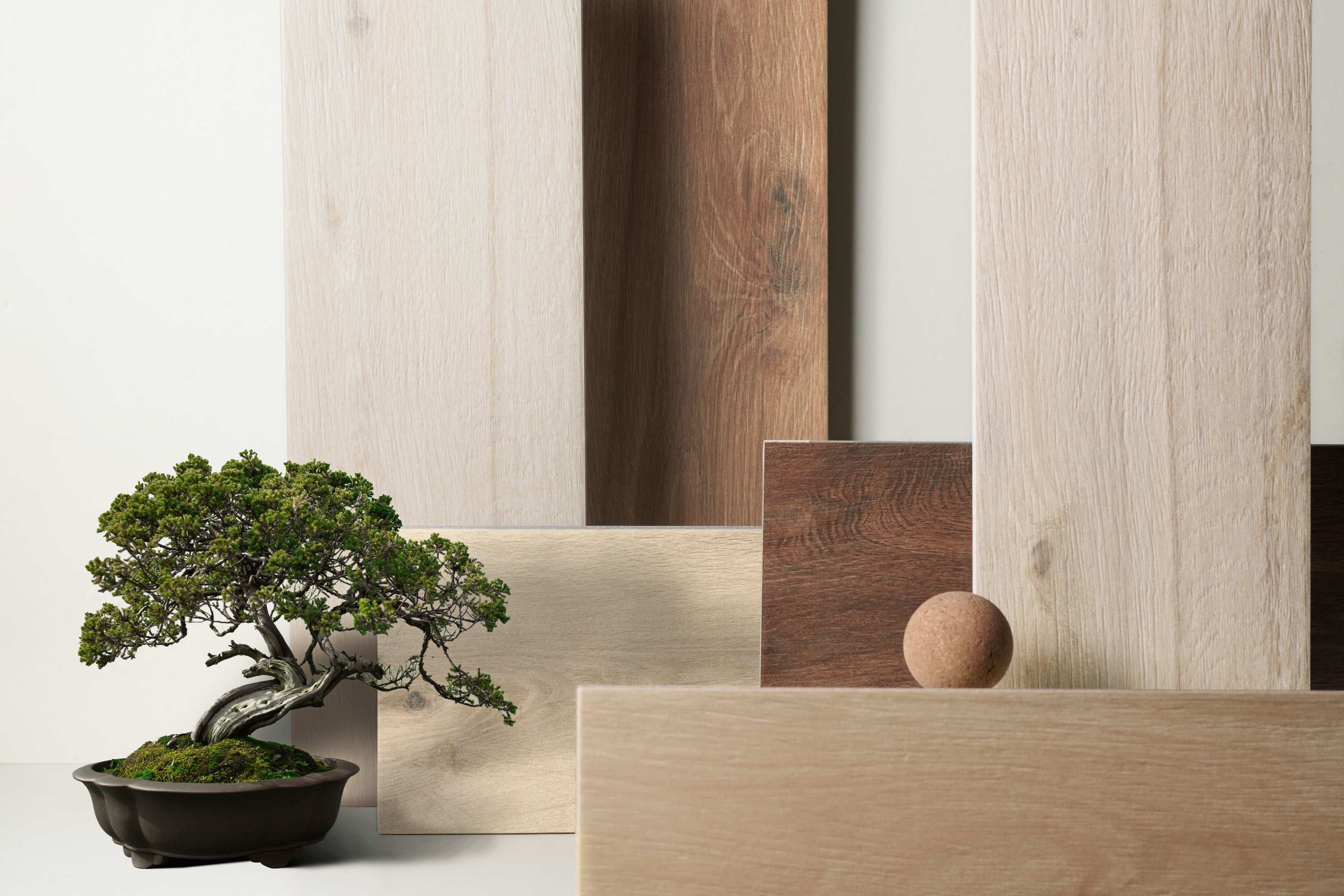 Native 8x48 Matte Porcelain Tile in Teak