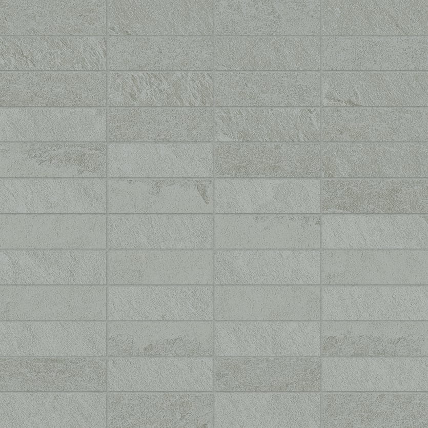 Net-Zero 1x3 Matte Porcelain Mosaic Tile in Ardesia