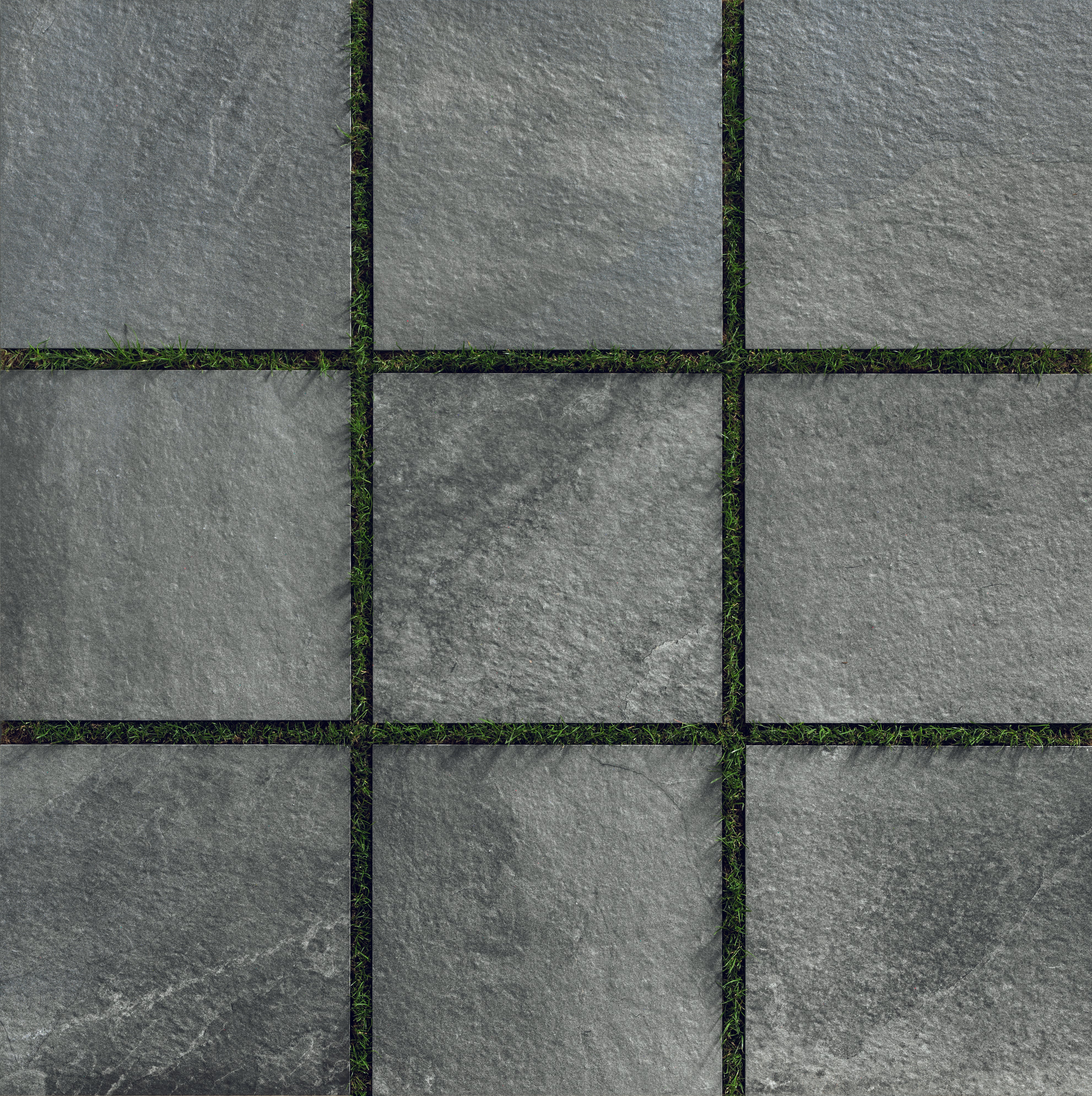 Earth 24x24 Grip Porcelain 2CM Paver Tile in Dark Grey