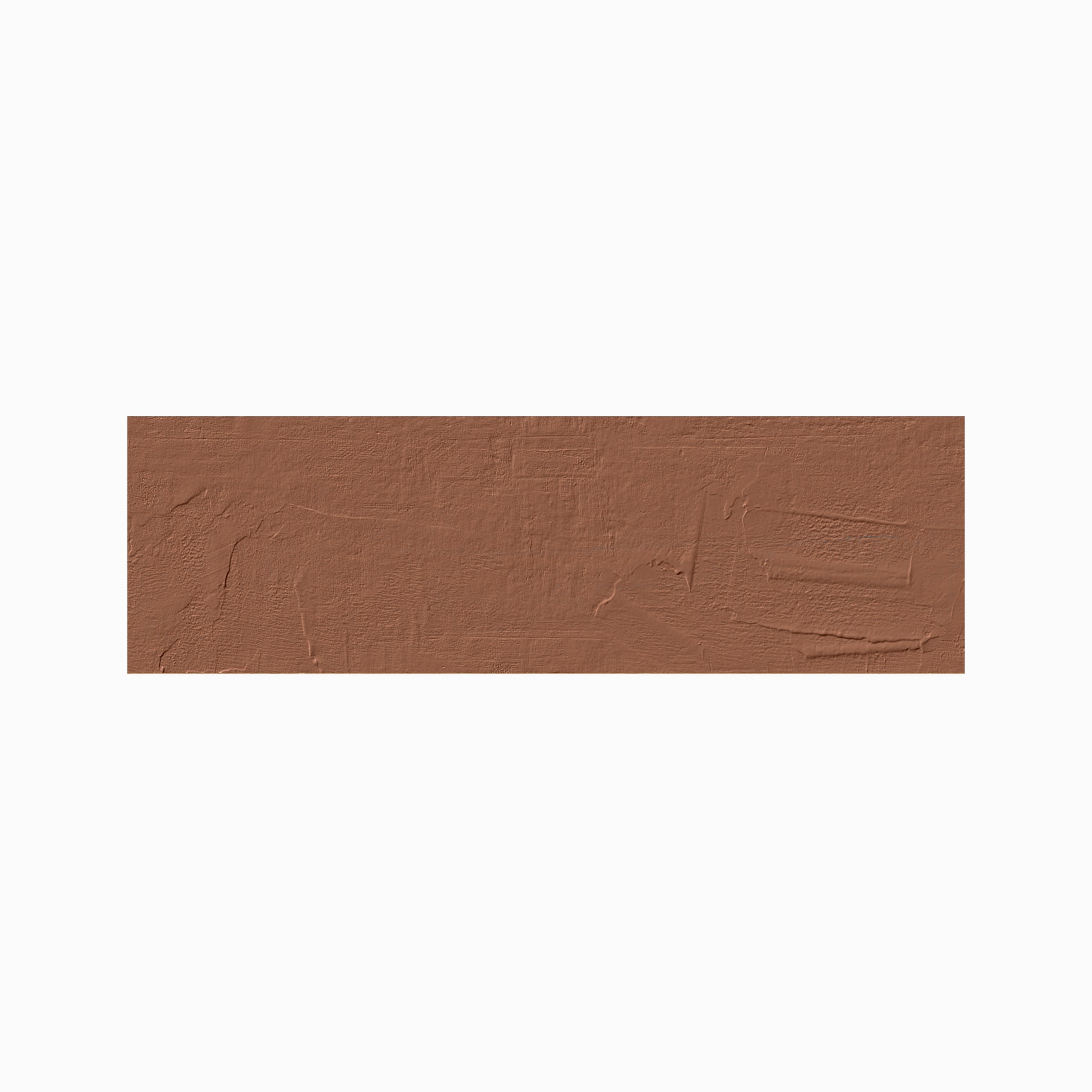 Plaster 2.0 6x24 Matte Porcelain Tile in Venetian Red