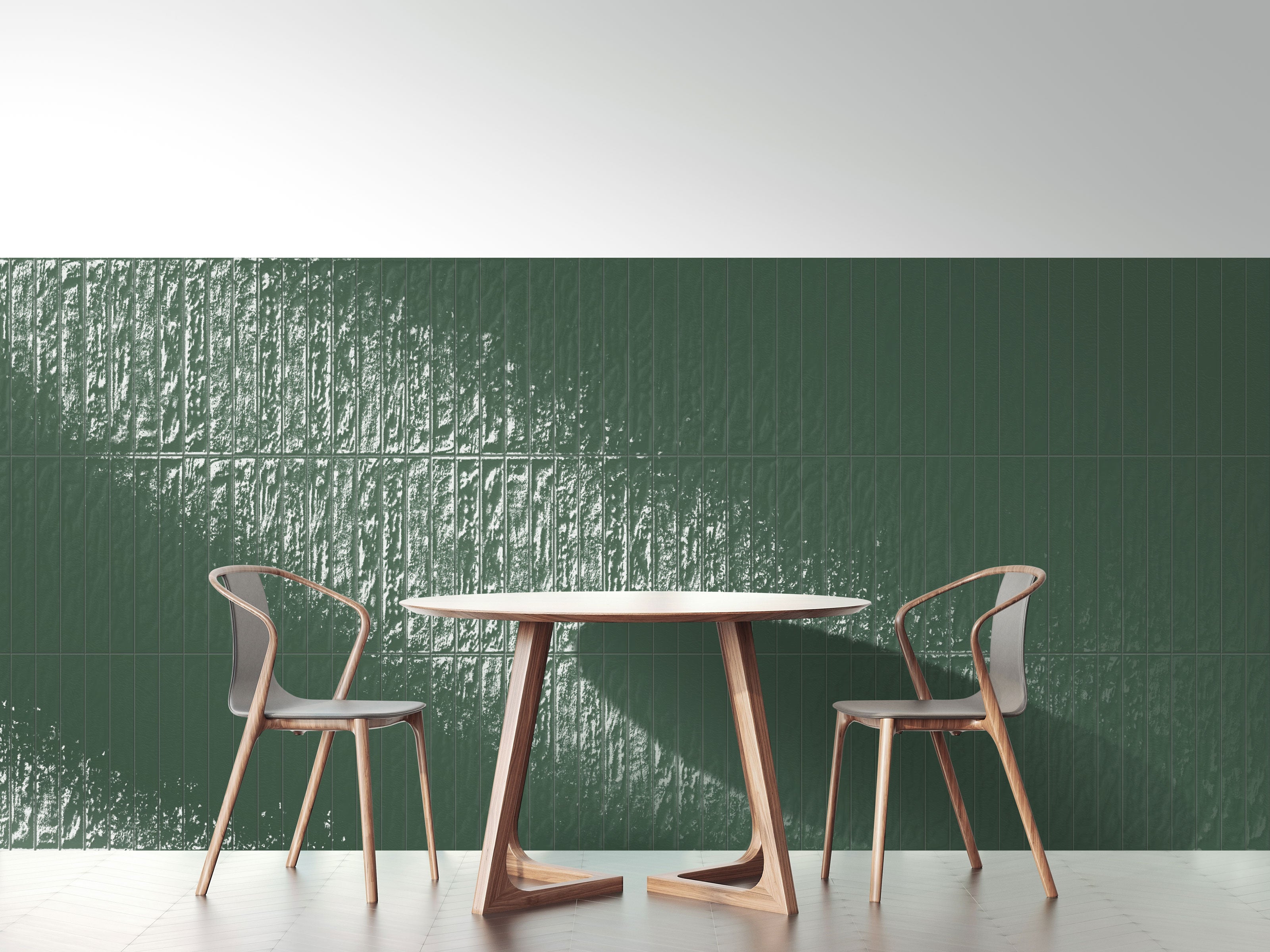 Playful 3x24 Glossy Porcelain Tile in Pine